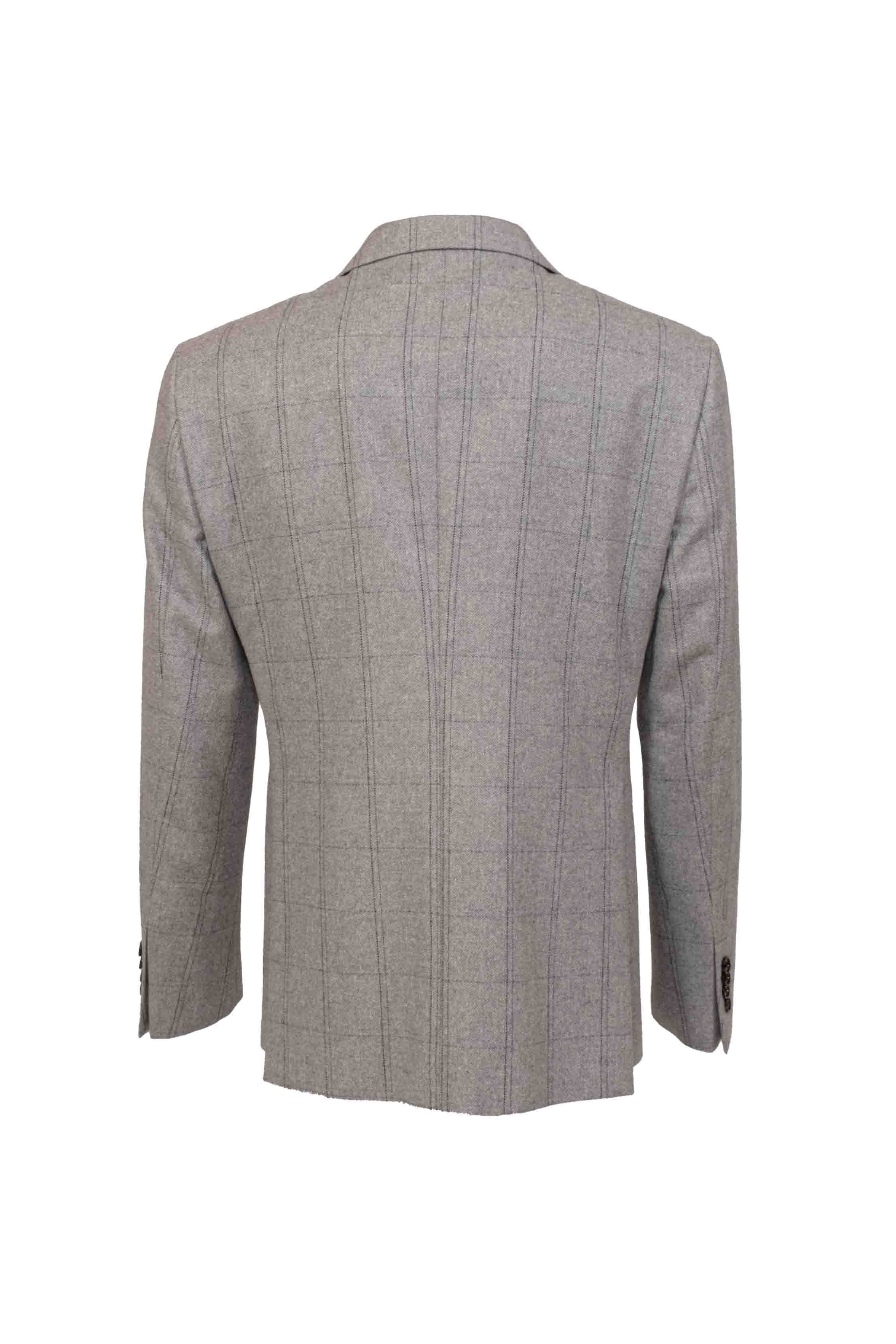 Giacca lana uomo monopetto due bottoni gost back