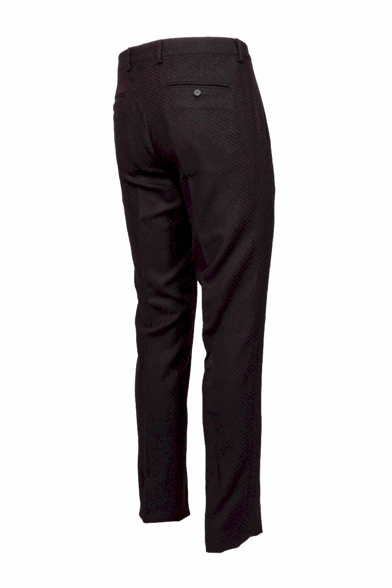 Pantalone in lana Windsor ghost back