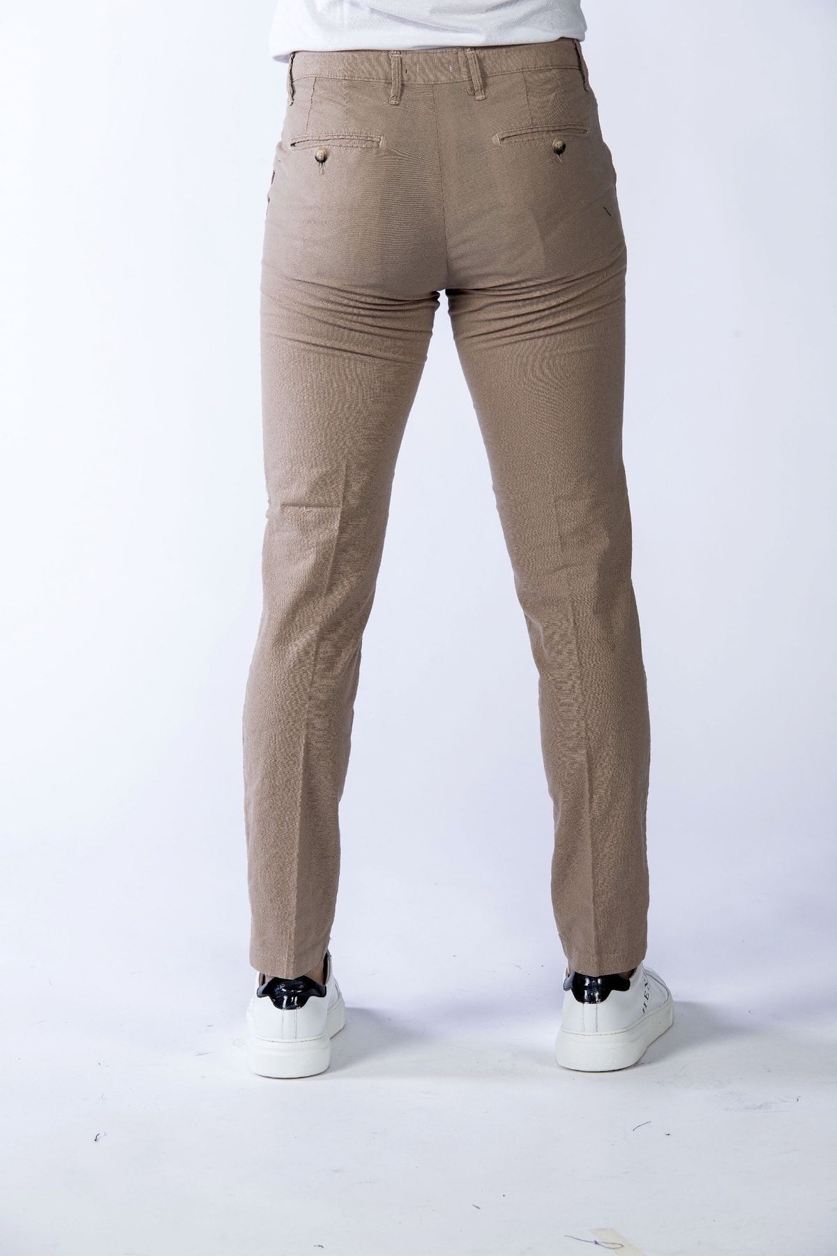Pantalone in lino uomo blackwall beige back