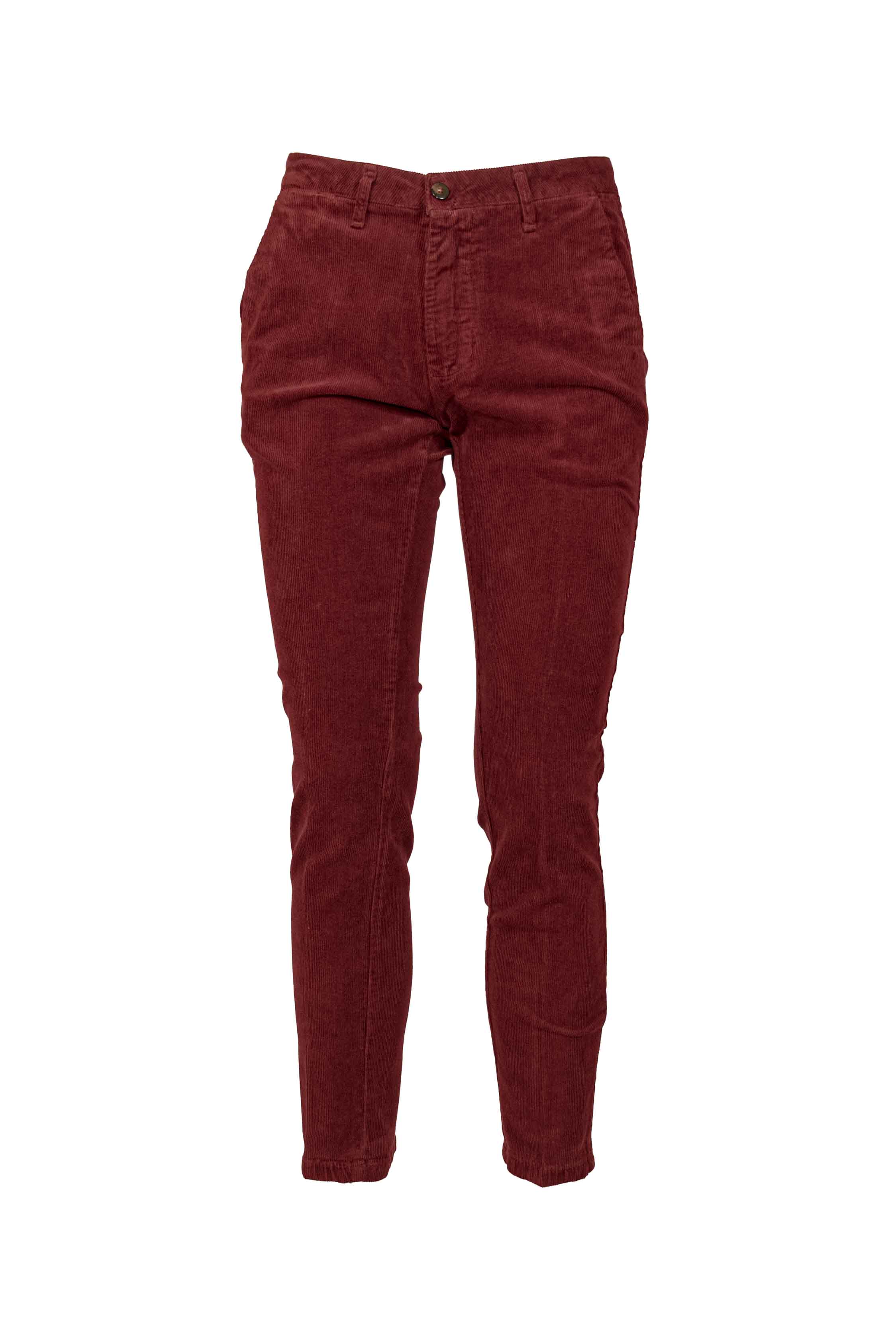 Pantalone uomo in velluto bordo ghost