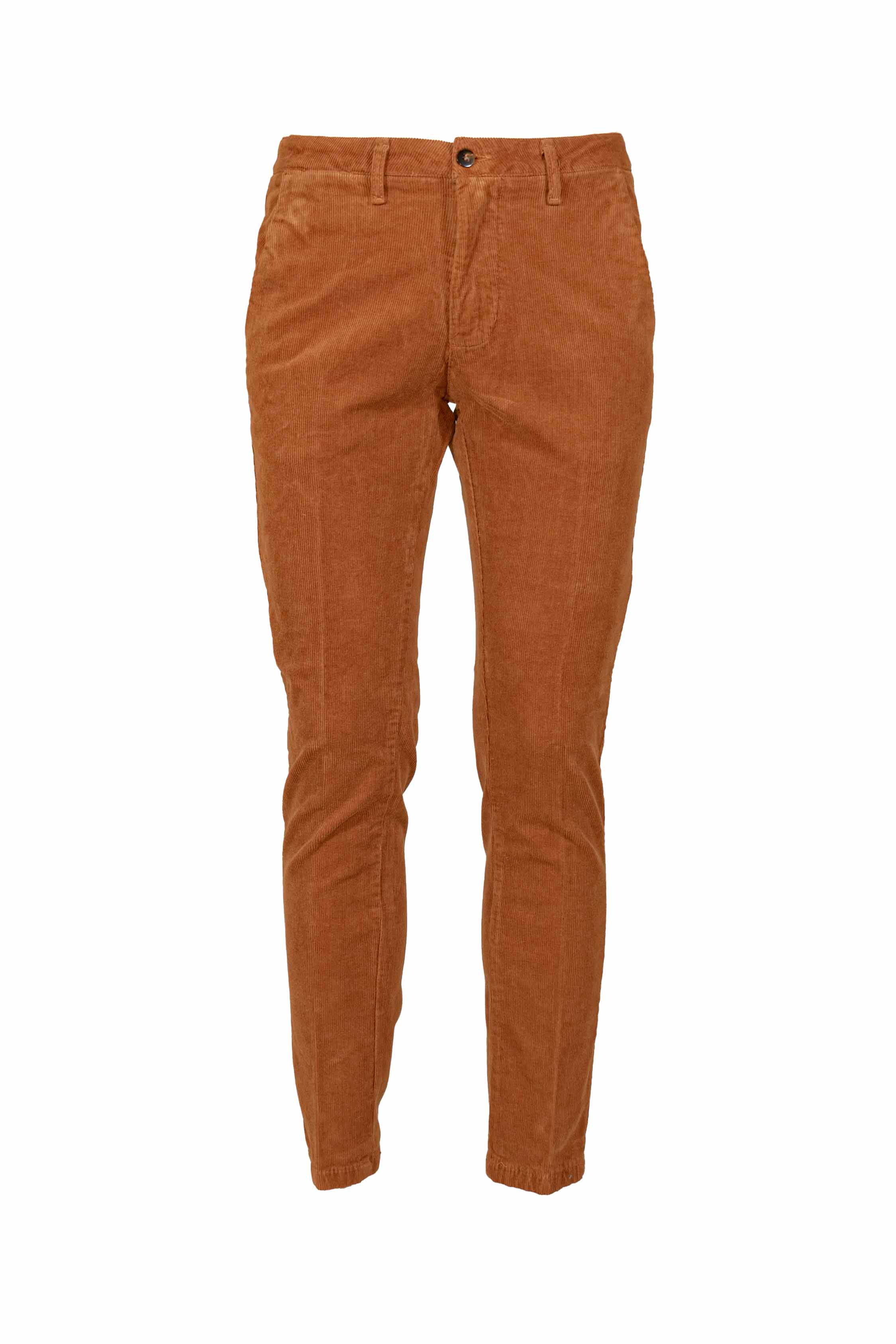 Pantalone uomo in velluto senape ghost