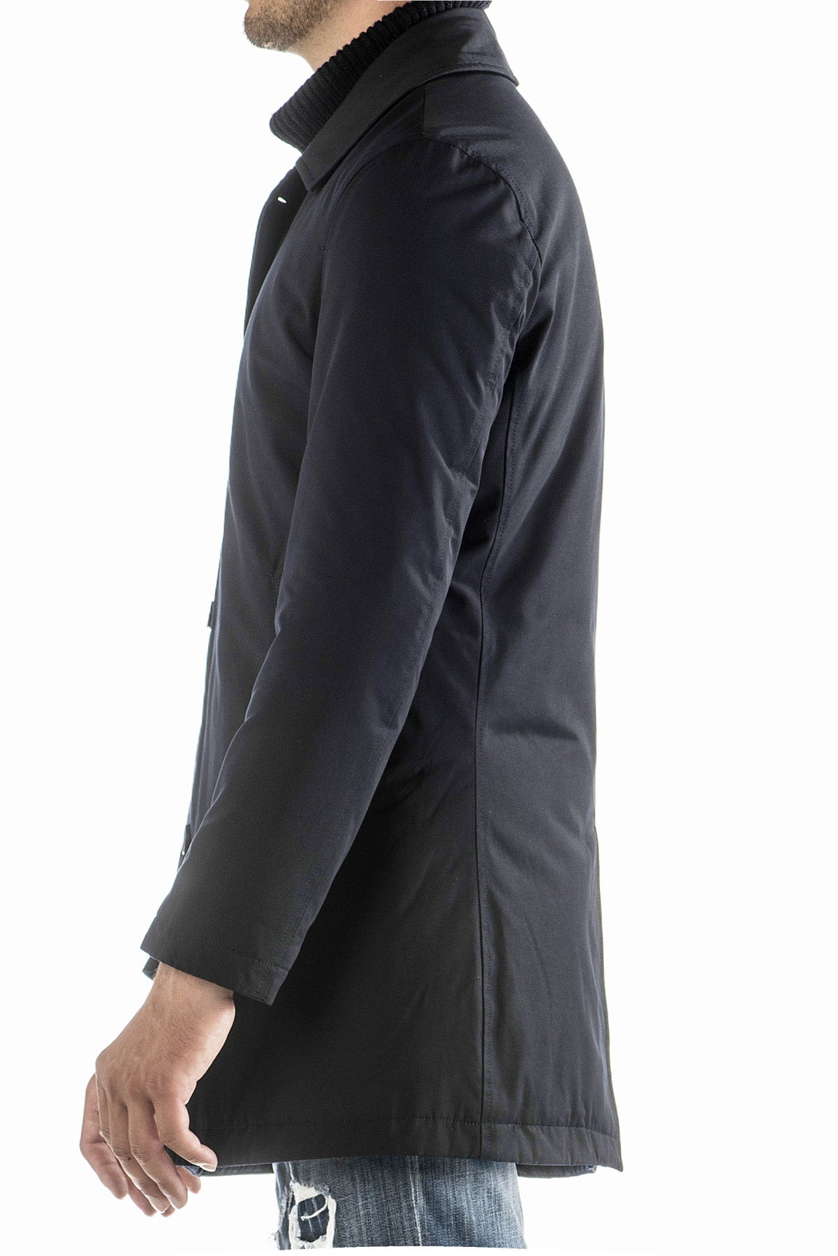 Strečový trenchkot s podšívkou