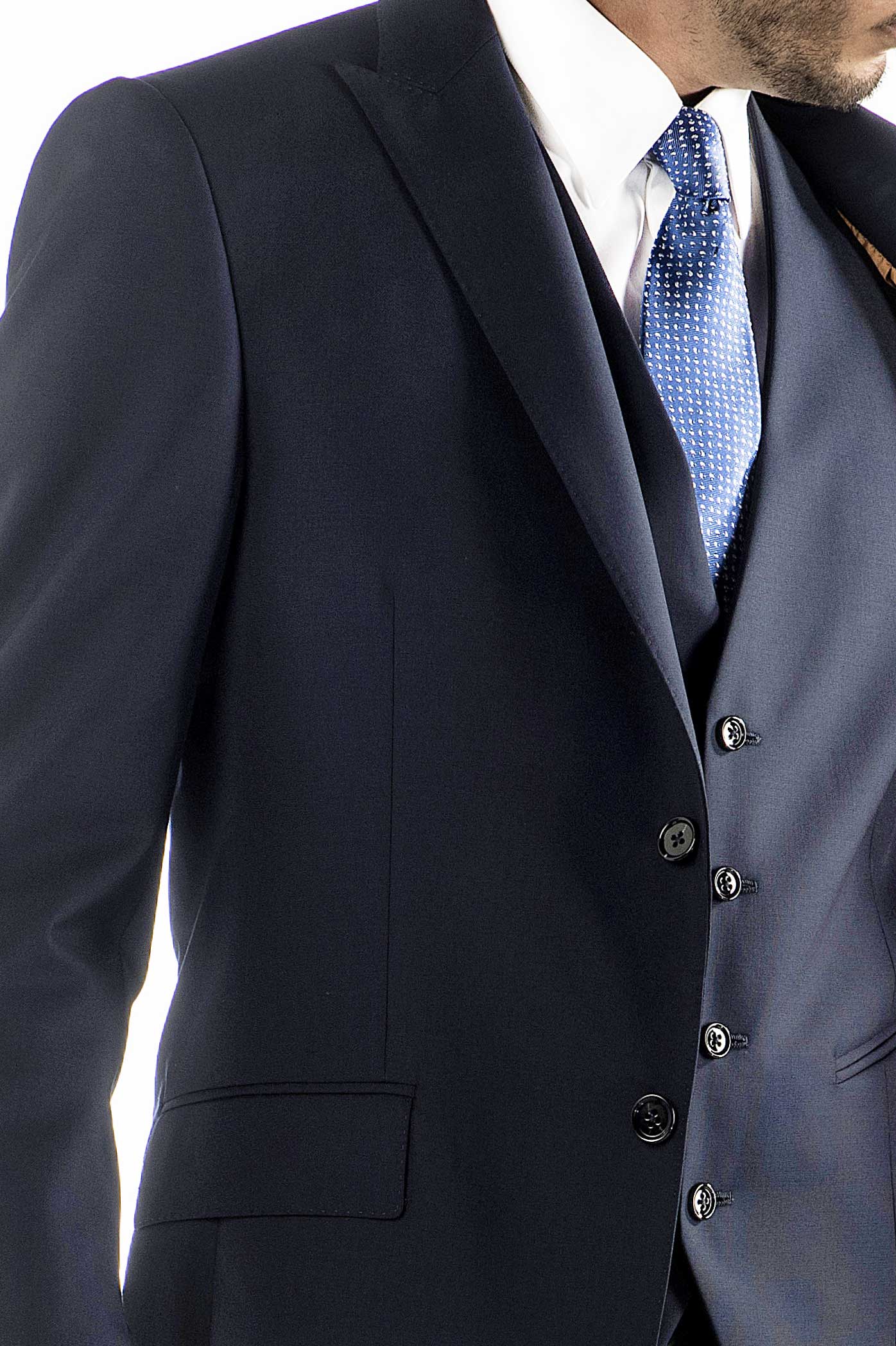 Pánský večerní oblek Gentleman s vestou