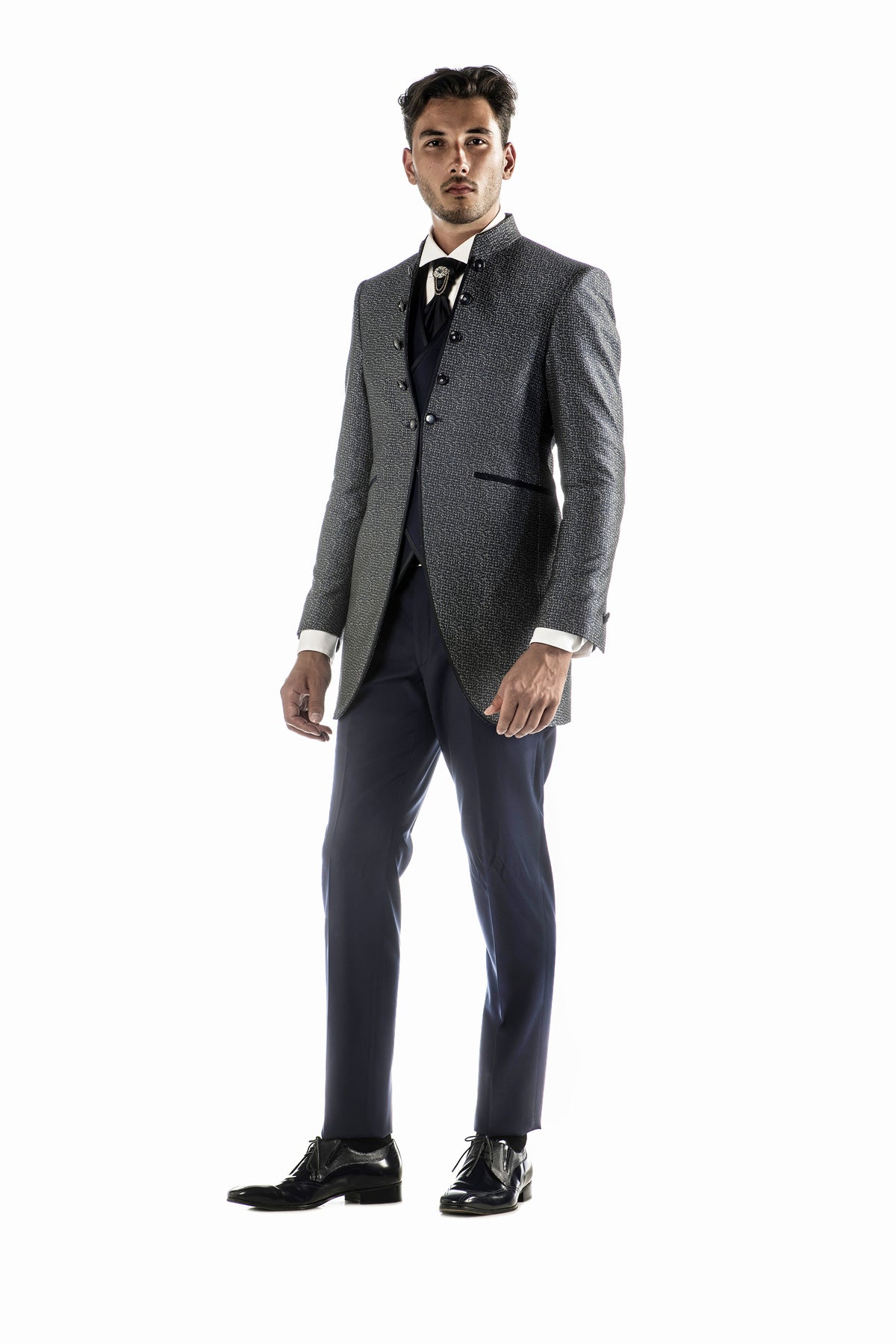 Smoking coreano damascato ''Delfi''