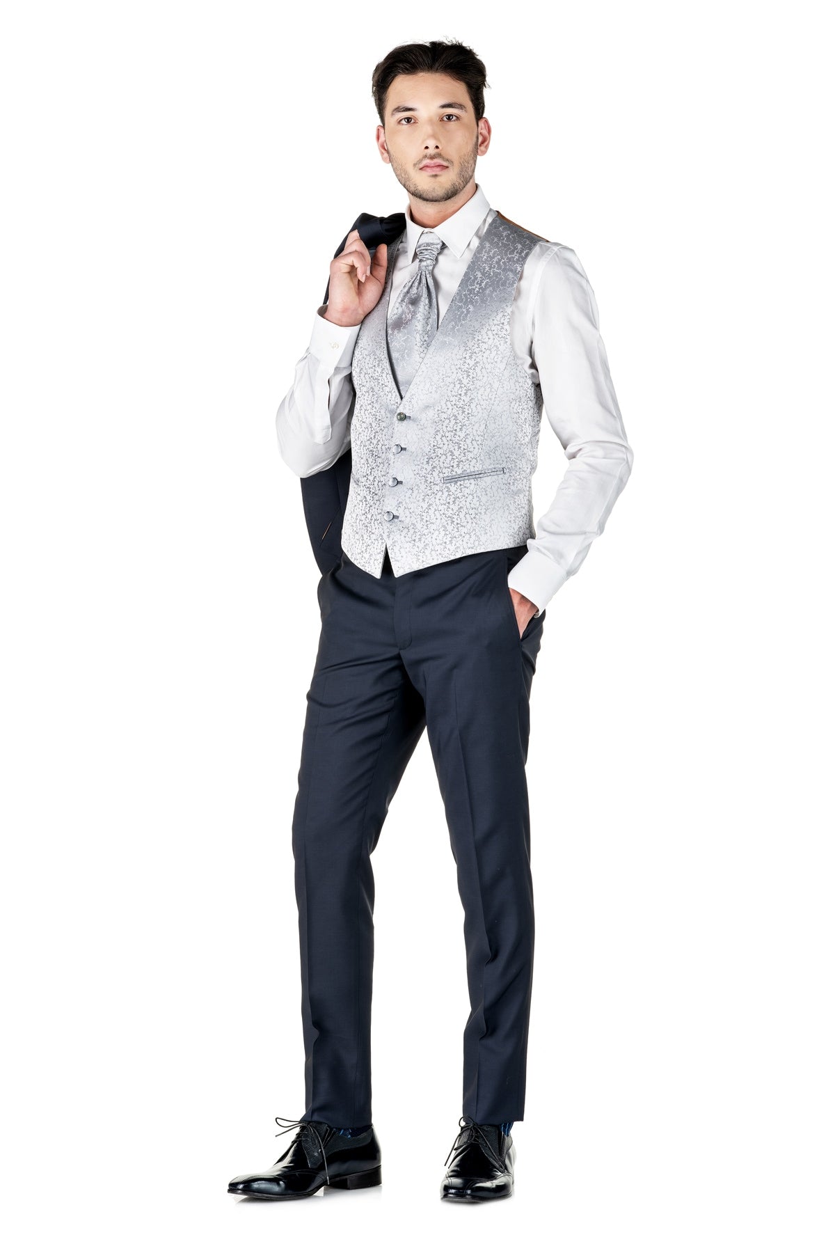 "Elio" Blue Tight Tuxedo