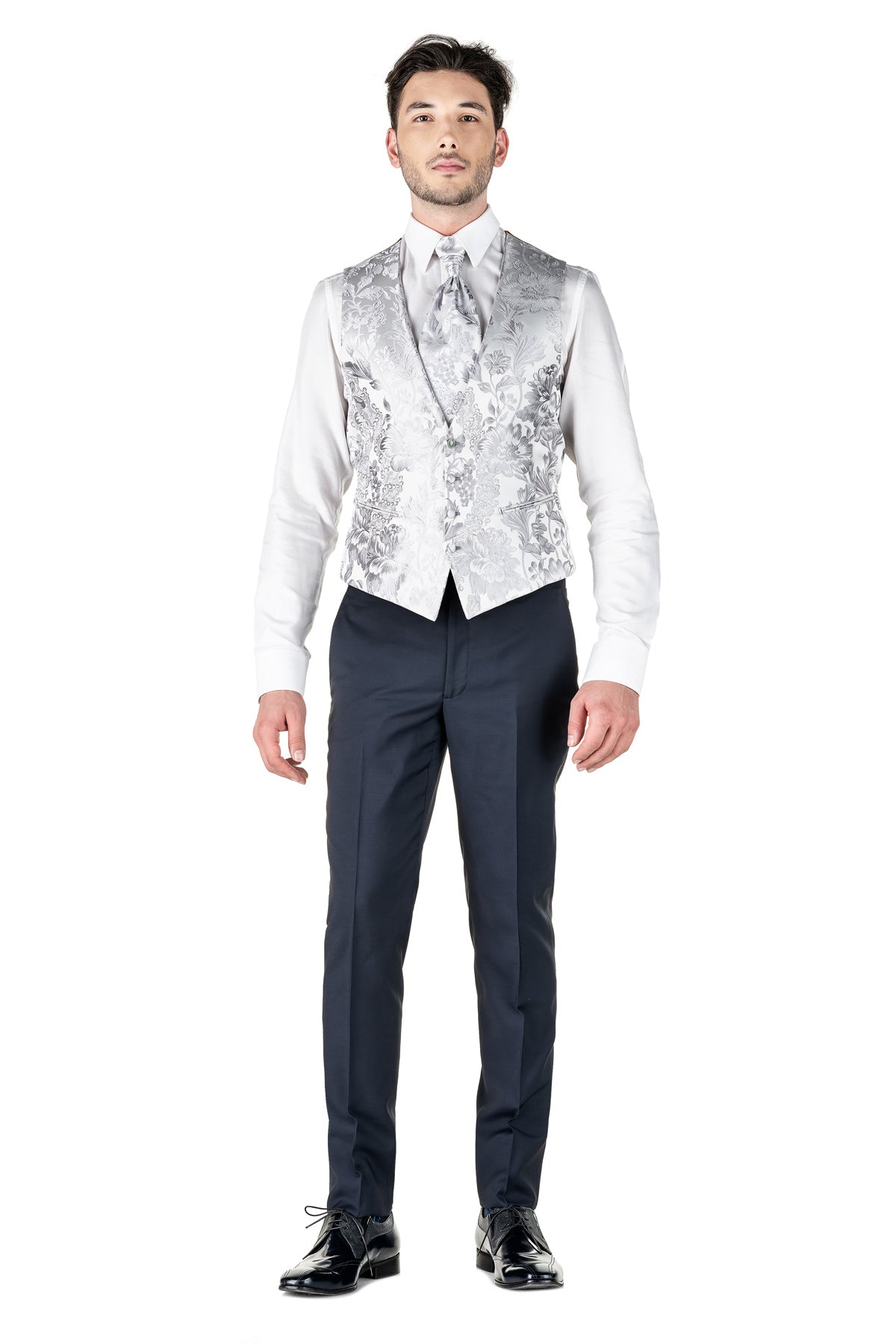 "Elio" Blue Tight Tuxedo