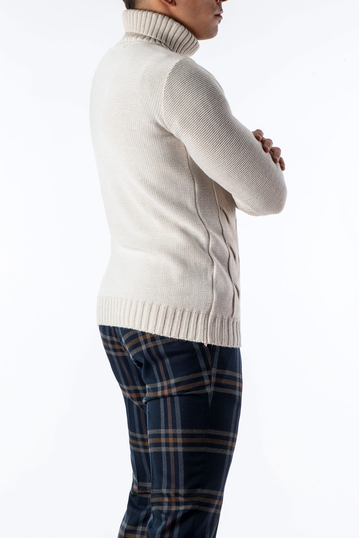 Turtle-Neck Sweater in a wool blend