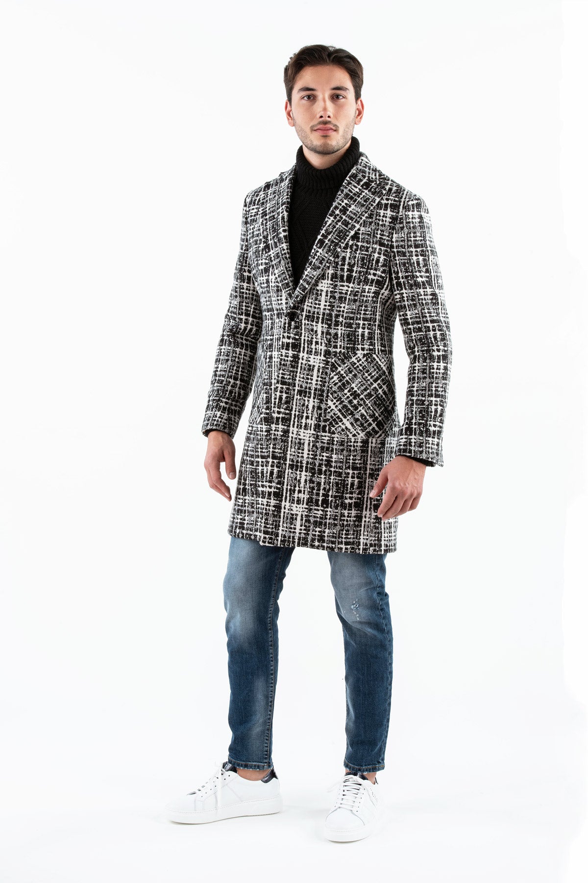 Cappotto Vladivostok effetto graffiato