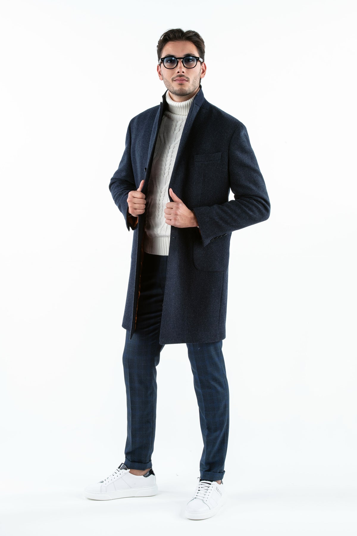 Cappotto Sartoriale tweed spigato