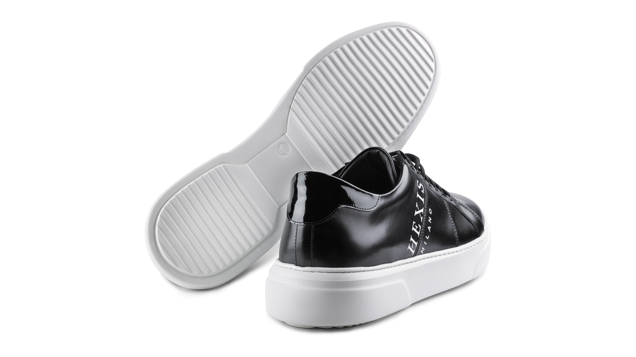 Tenisky Hexis v černé kůži