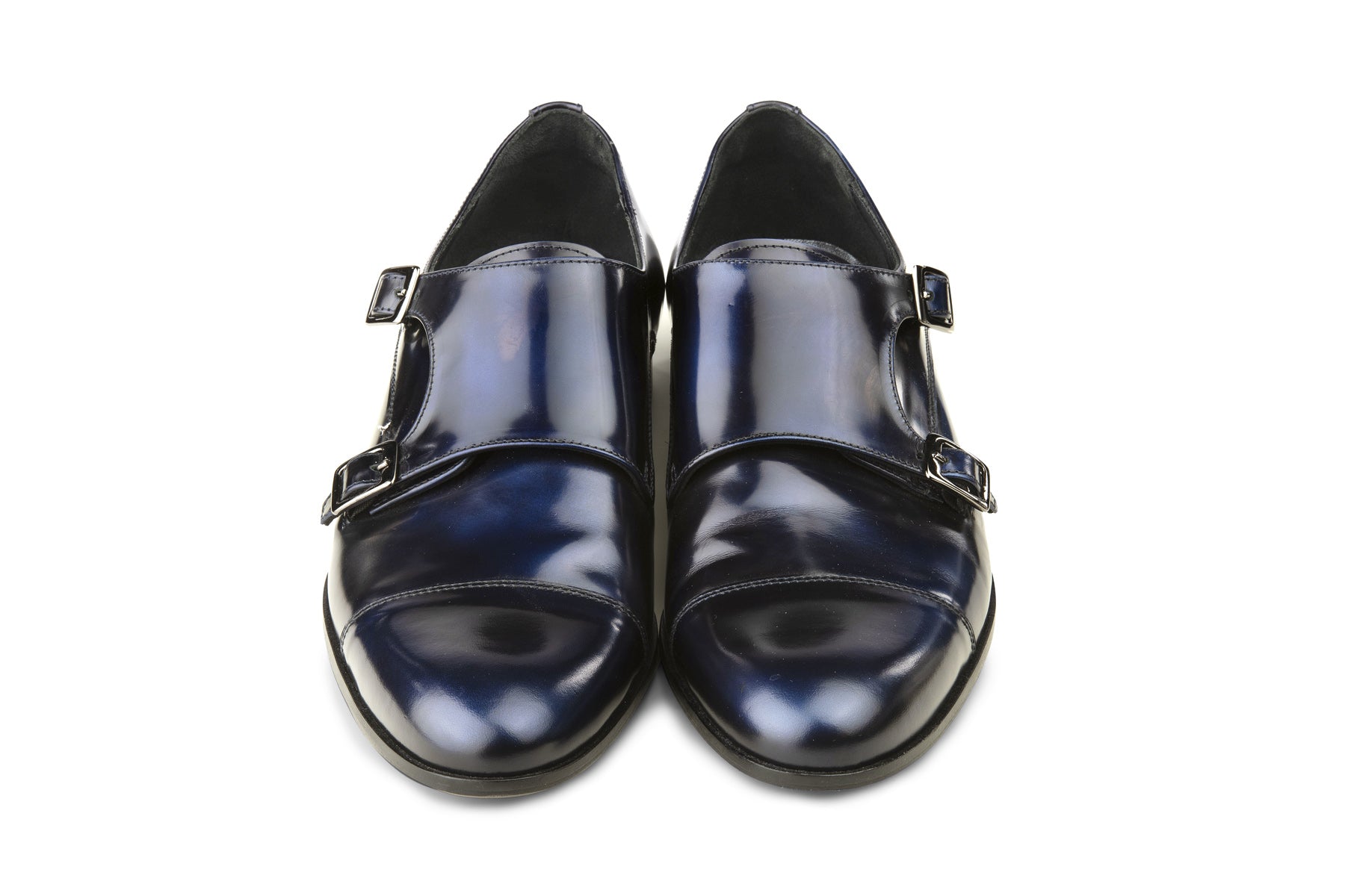 Calzature cerimonia metal blu