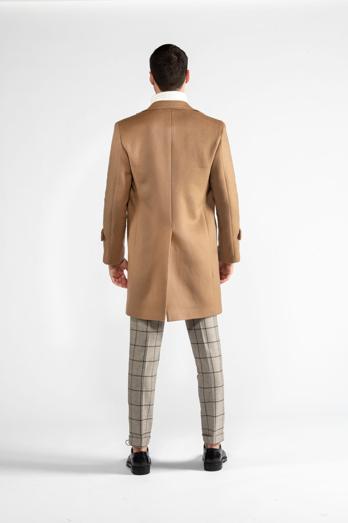 Cashmere and wool coat