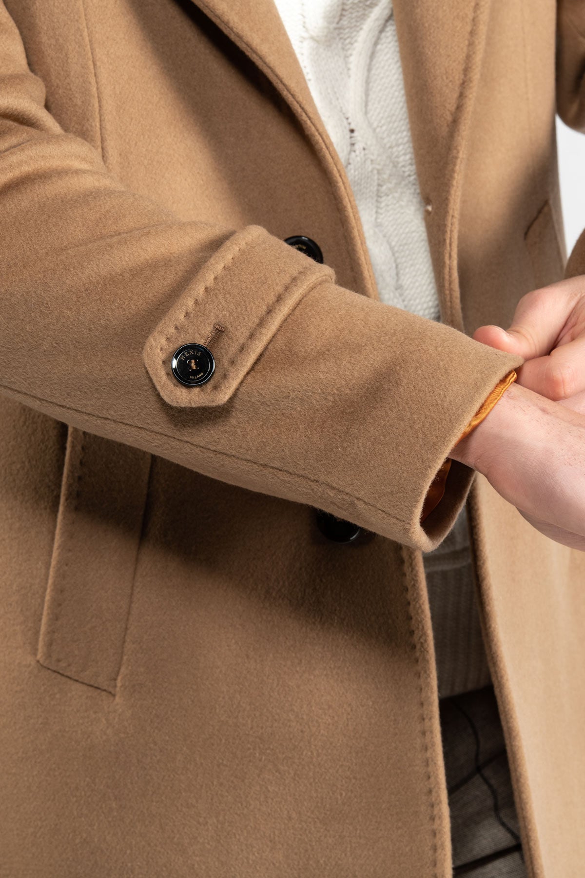 Cashmere and wool coat