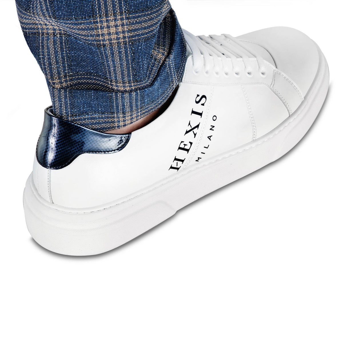 Sneakers Hexis in pelle Bianca