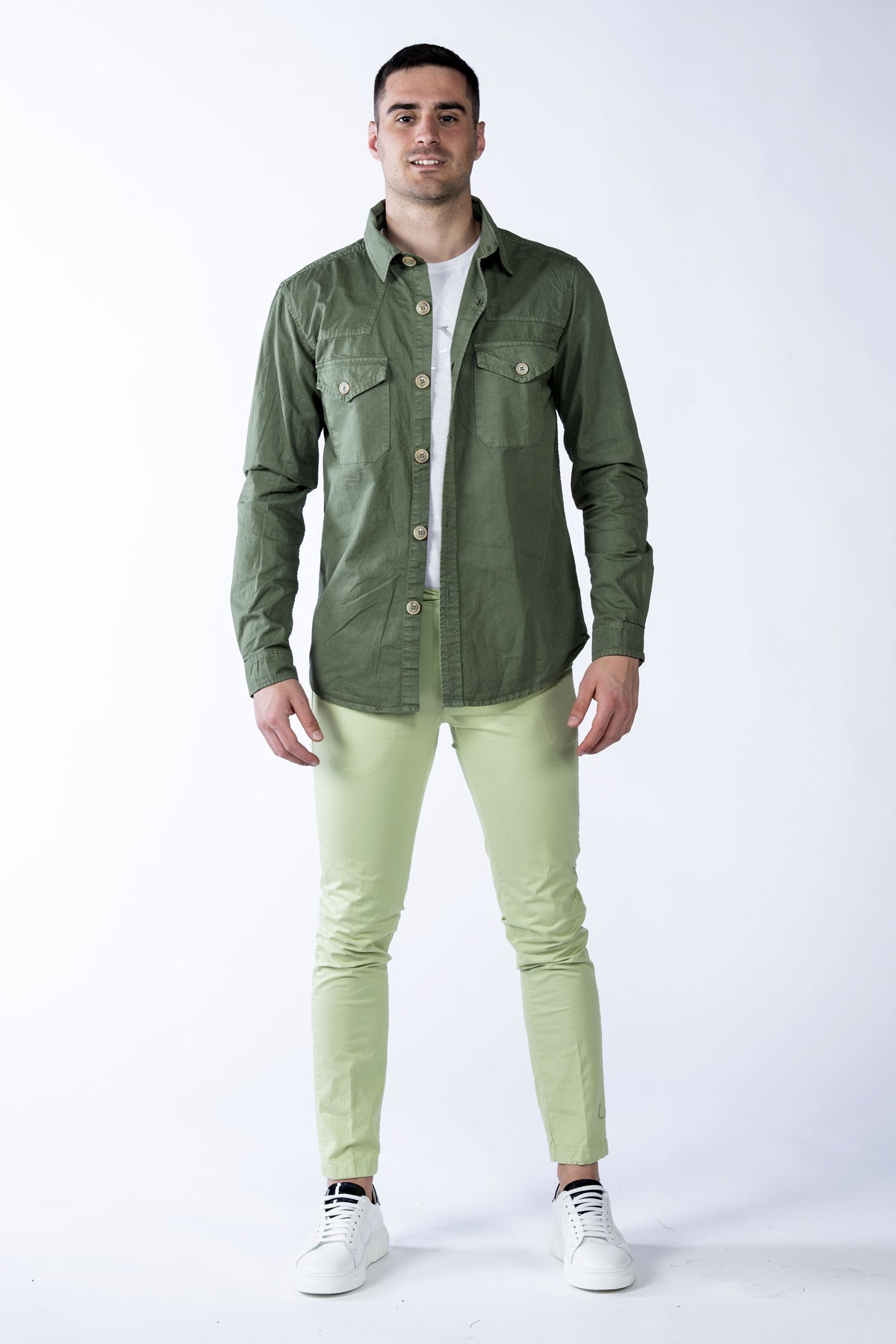 Giacca camicia in tessuto tecnico Greenford