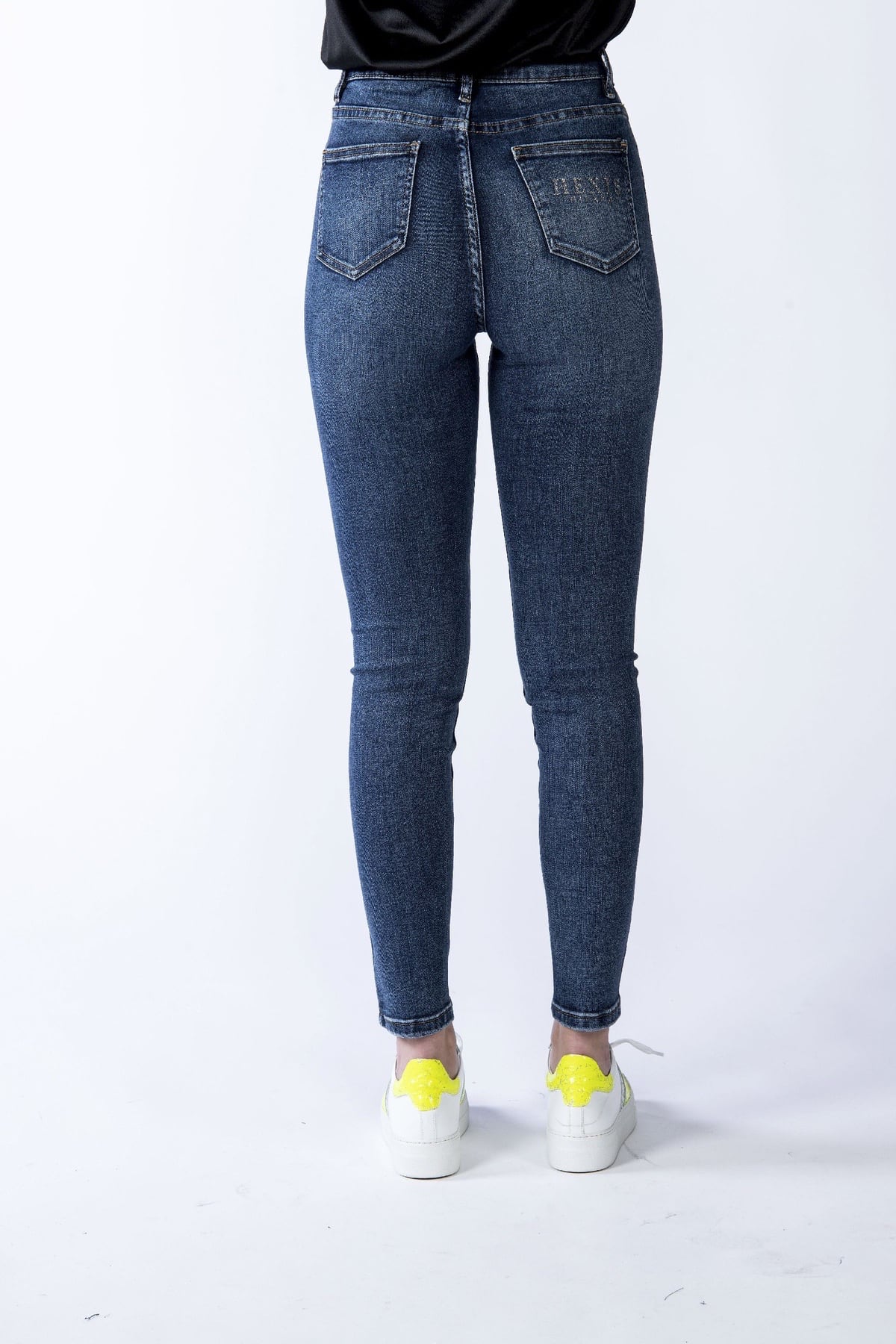 Jeans HEXIS donna con fiore