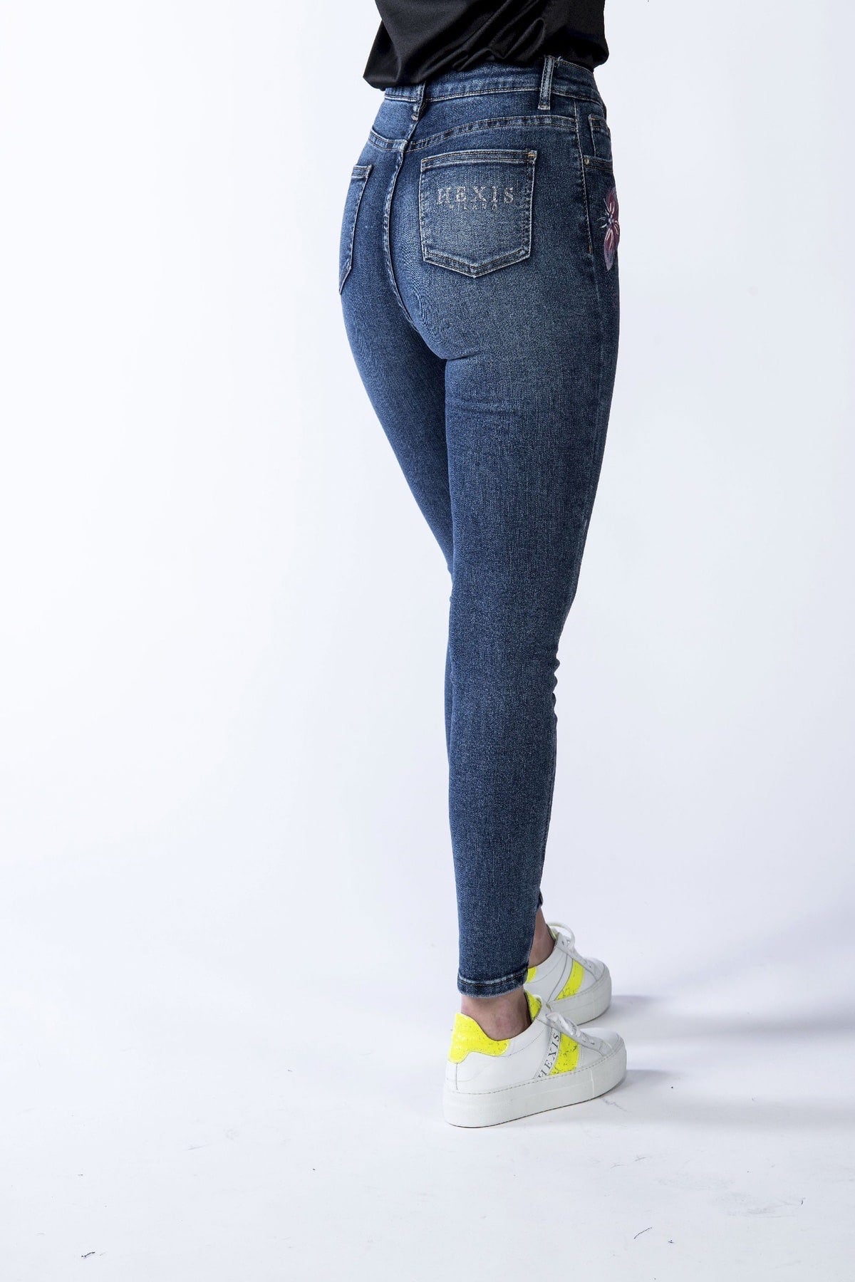 Jeans HEXIS donna con fiore