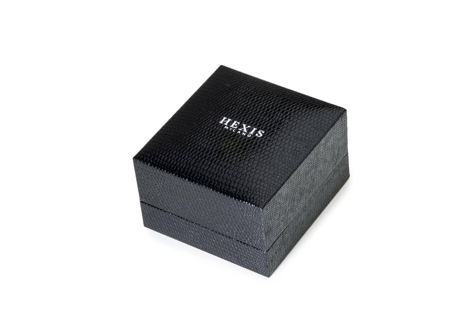 Gemelli per camicia uomo in nichel brunito scatola hexis