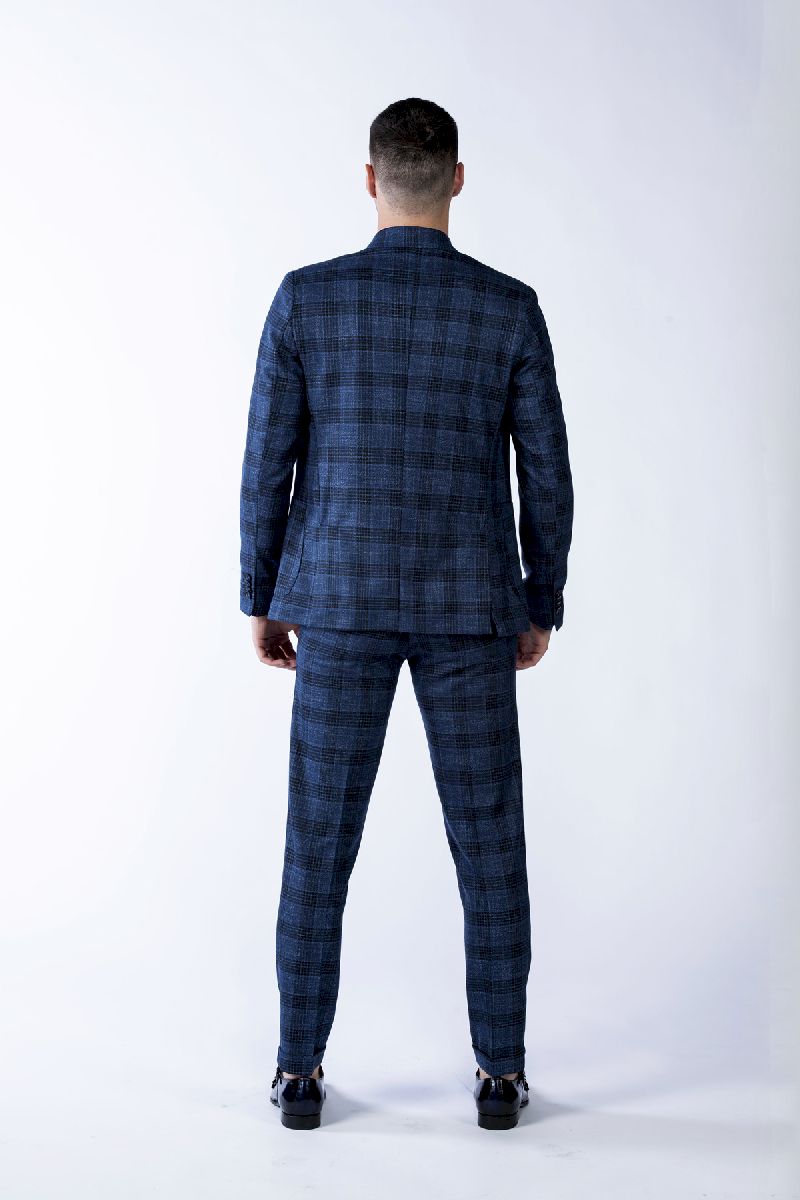Giacca wimbledon con motivo tartan back