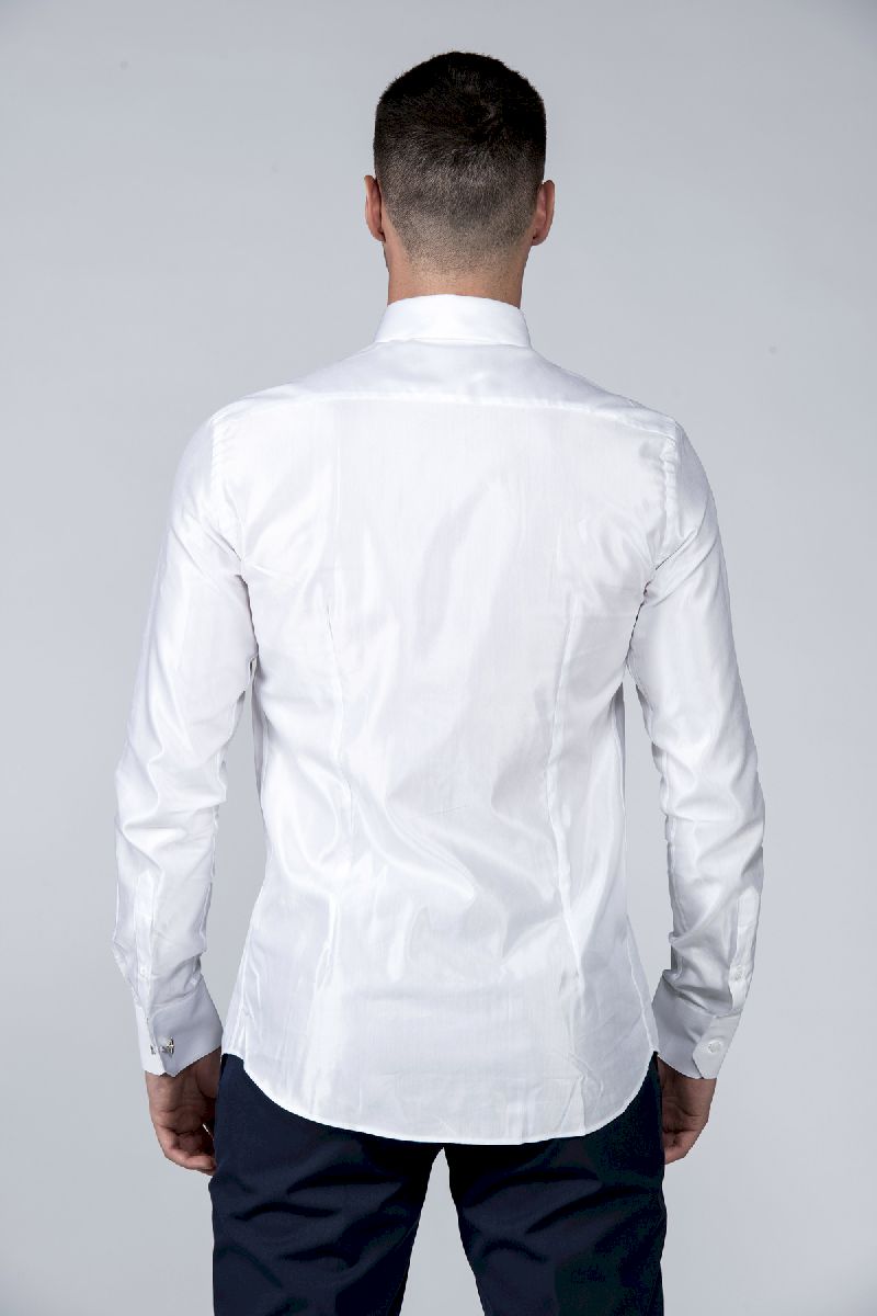 Camicia cerimonia uomo con collo classico back