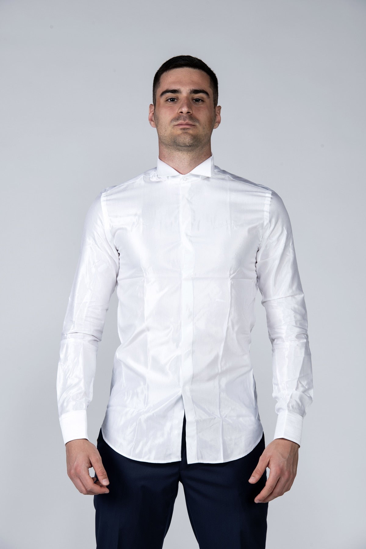 Camicia smoking uomo per cerimonia 