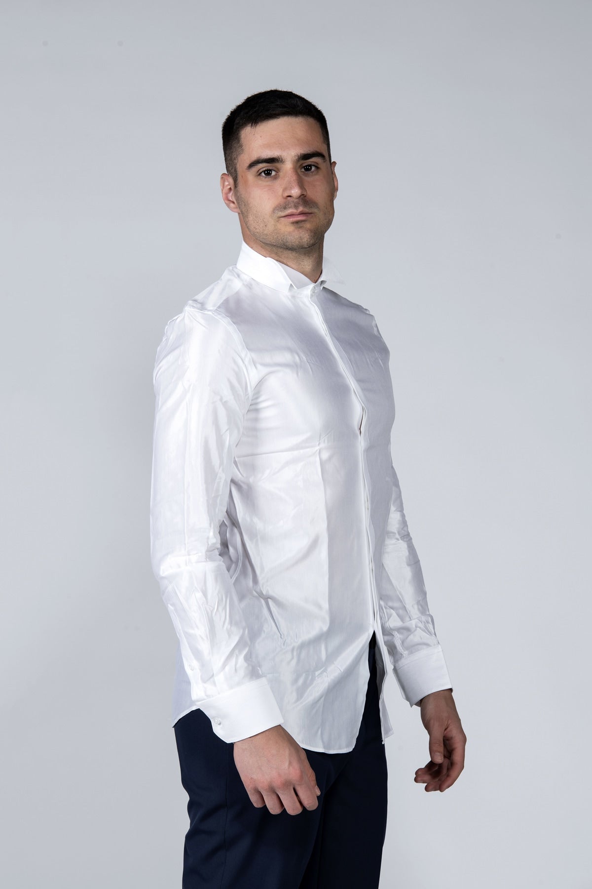 Camicia smoking uomo per cerimonia
