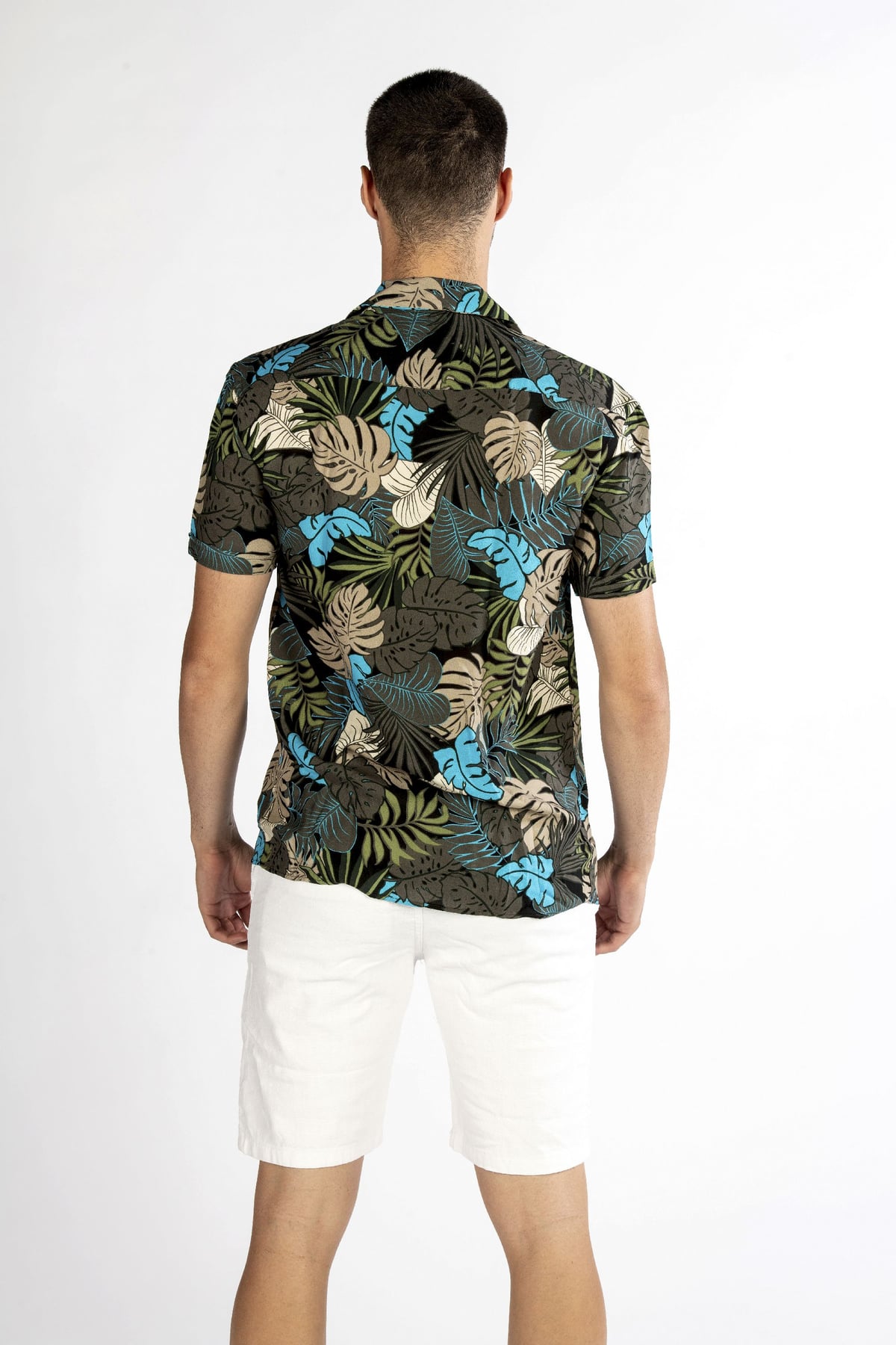 Camicia uomo hawaiana tropicale