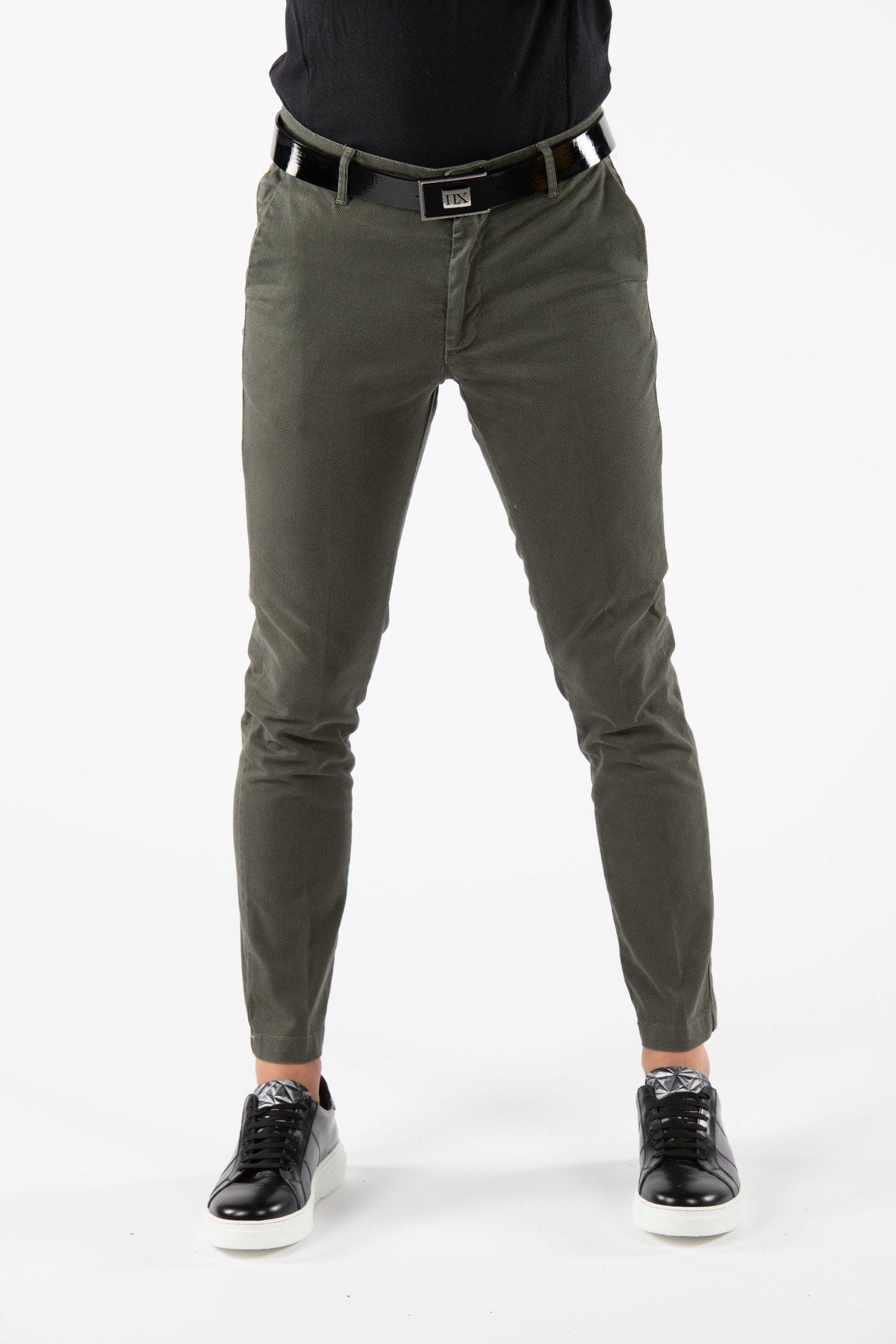 Pantalone hampstead in microtrama front