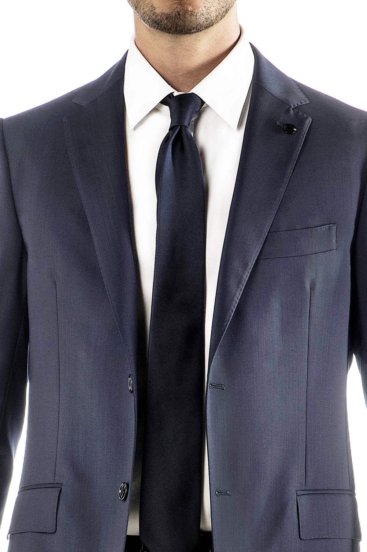 Blue Wool Career Suit 