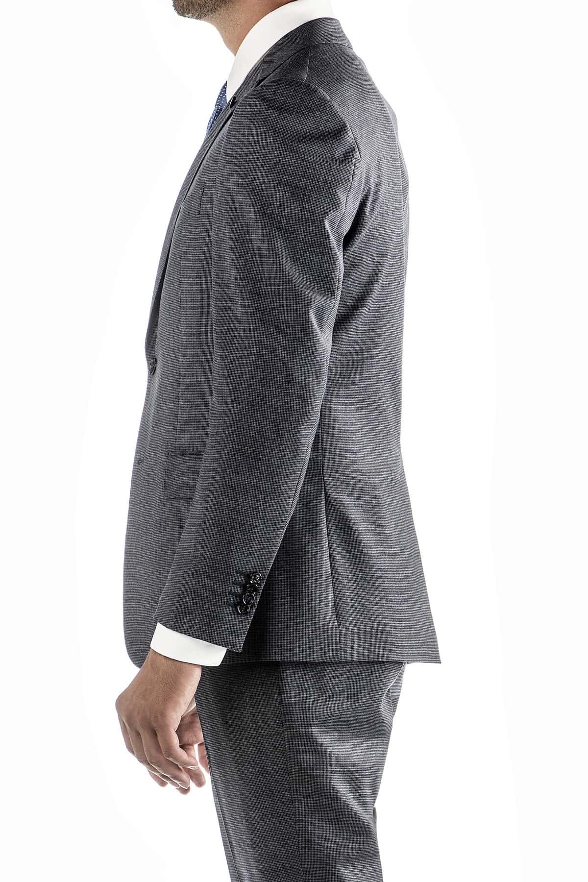 Patterned Wool Suit 