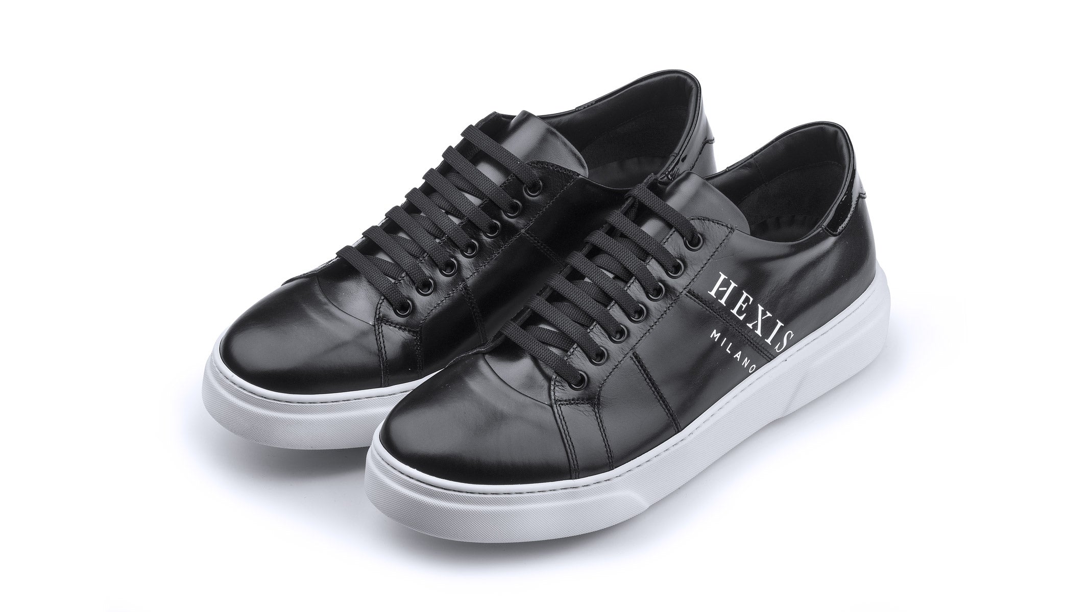 Sneakers Hexis in pelle Nera