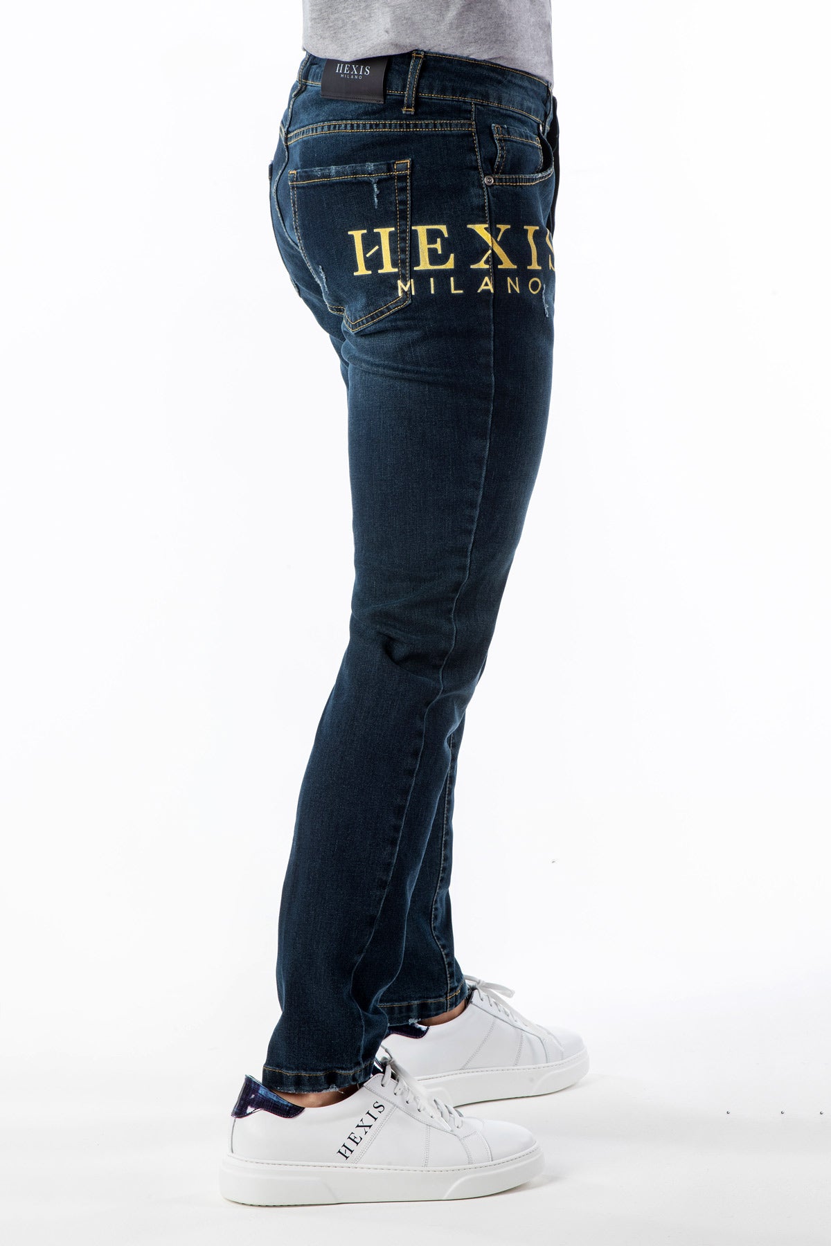 Moorgate HEXIS stretch jeans with logo
