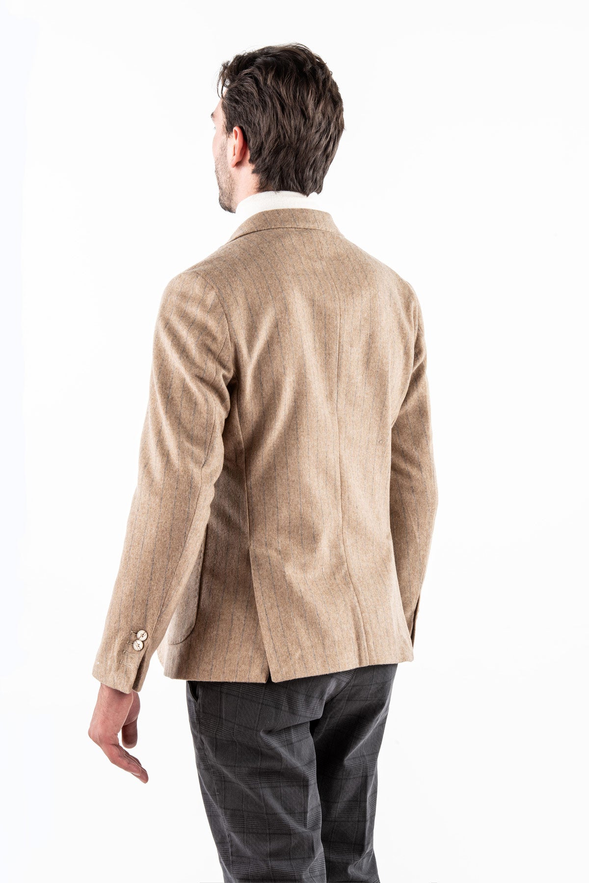 Trench Coat in Padded Stretch Nylon 