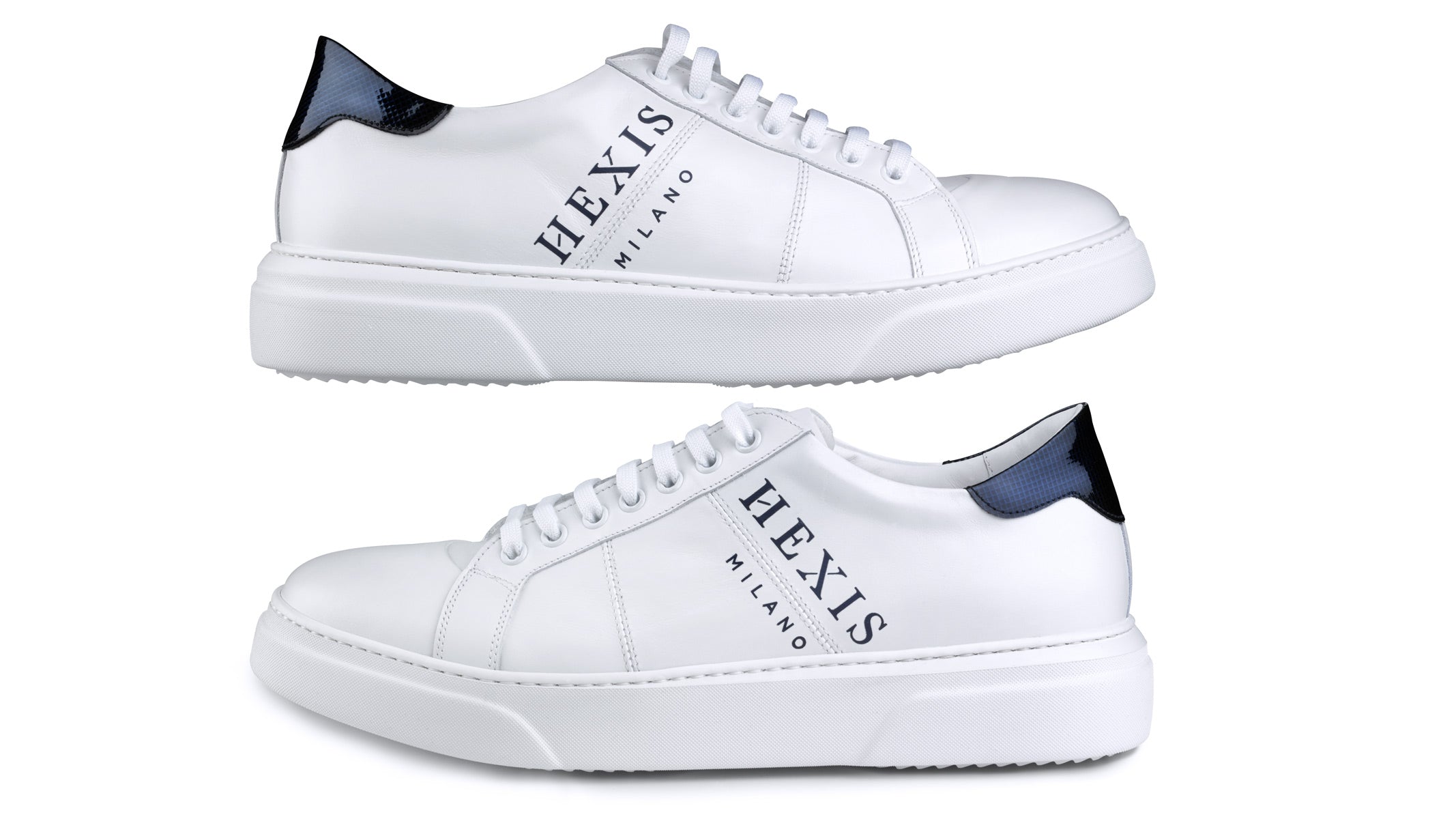 Sneakers Hexis in pelle Bianca