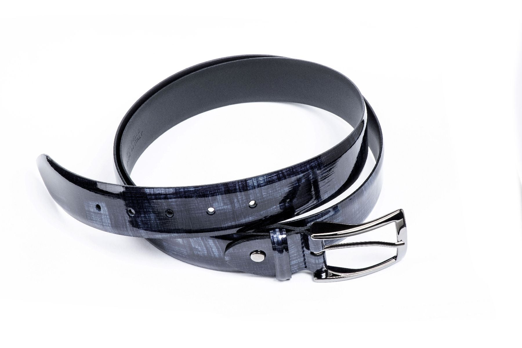 Leather belt - Giotto print