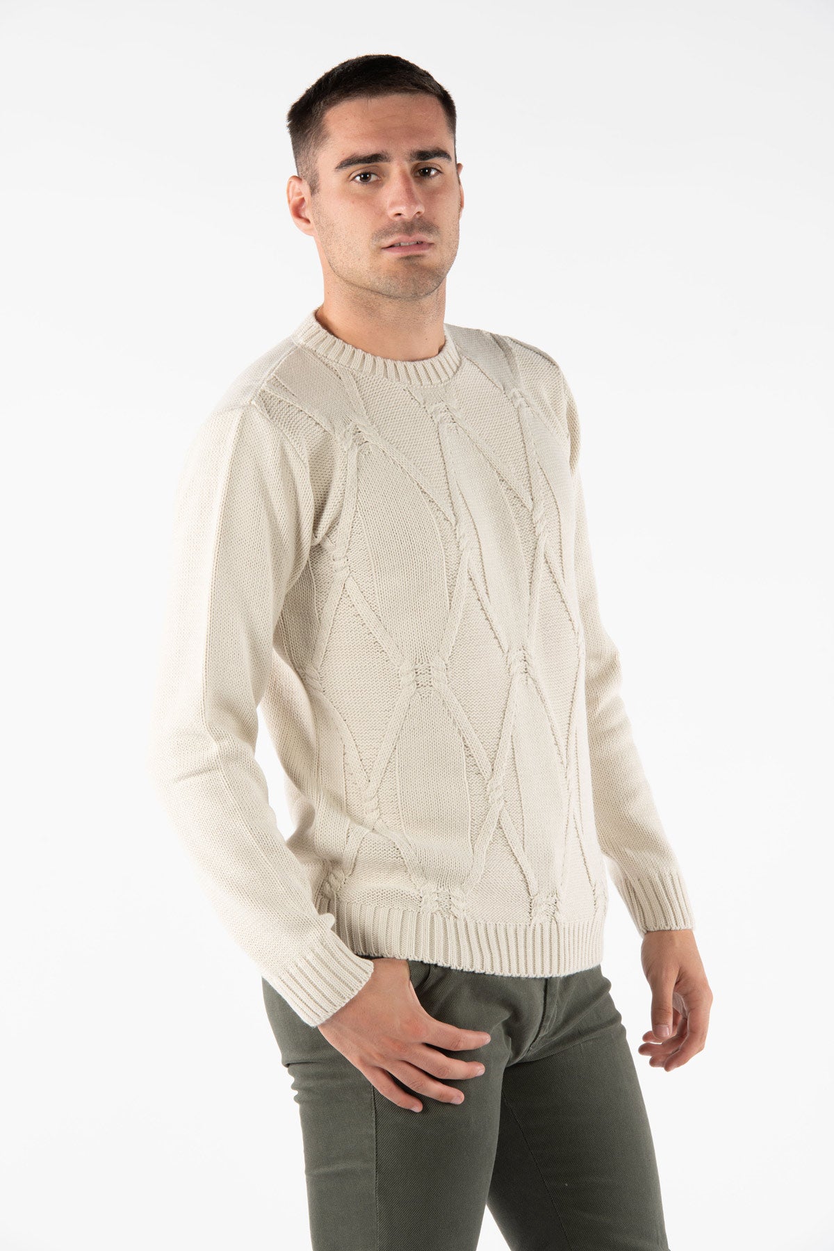 Turtle-Neck Sweater in a wool blend