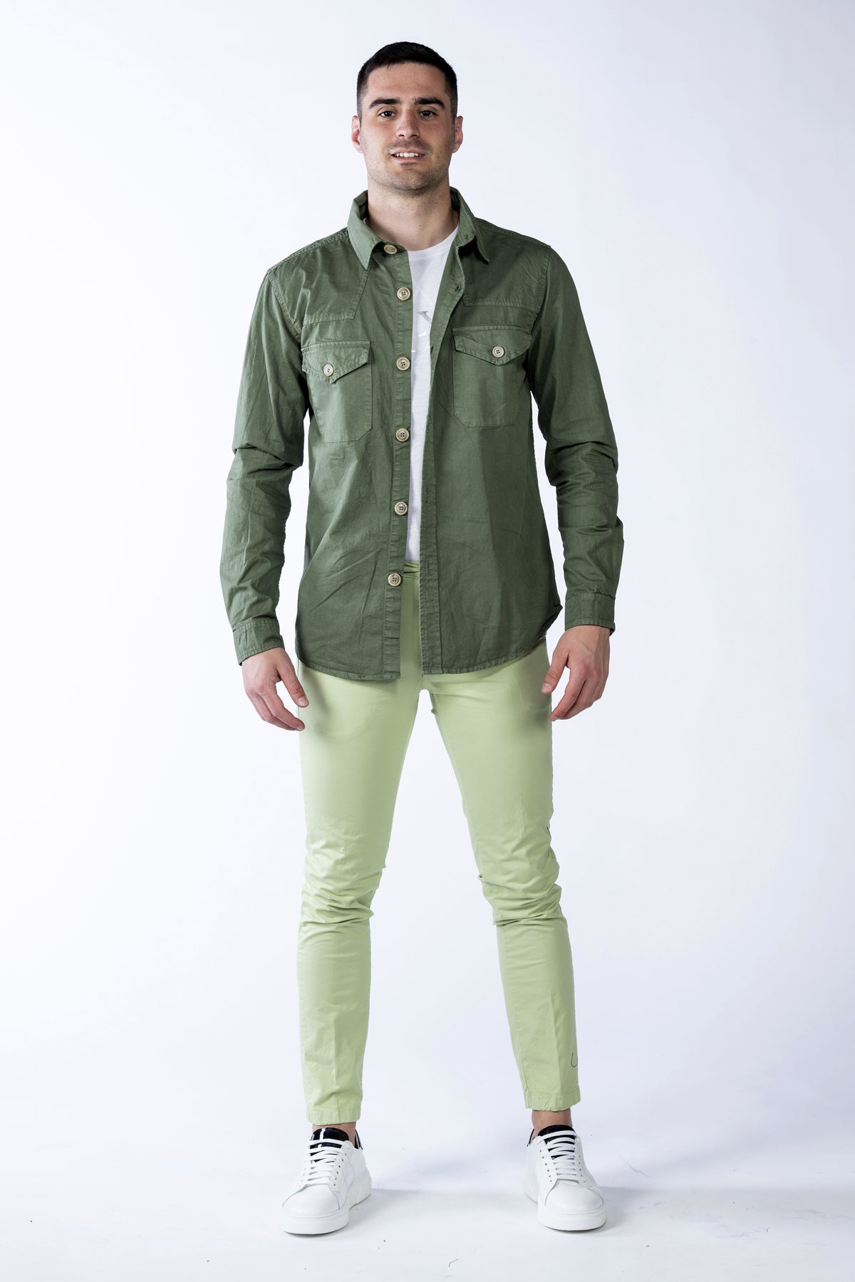 Greenford technical fabric shirt jacket