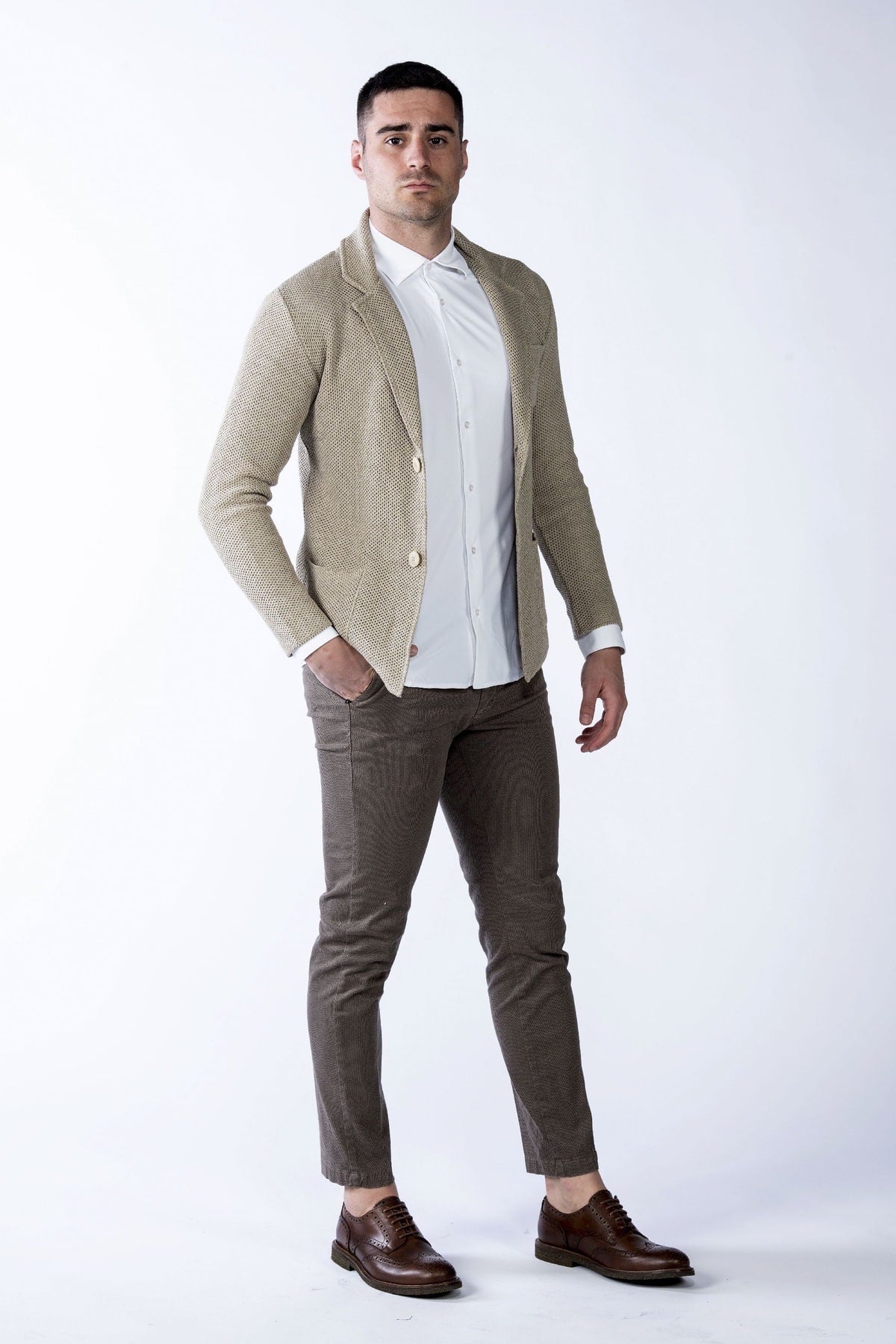 Greenwich knitted jacket