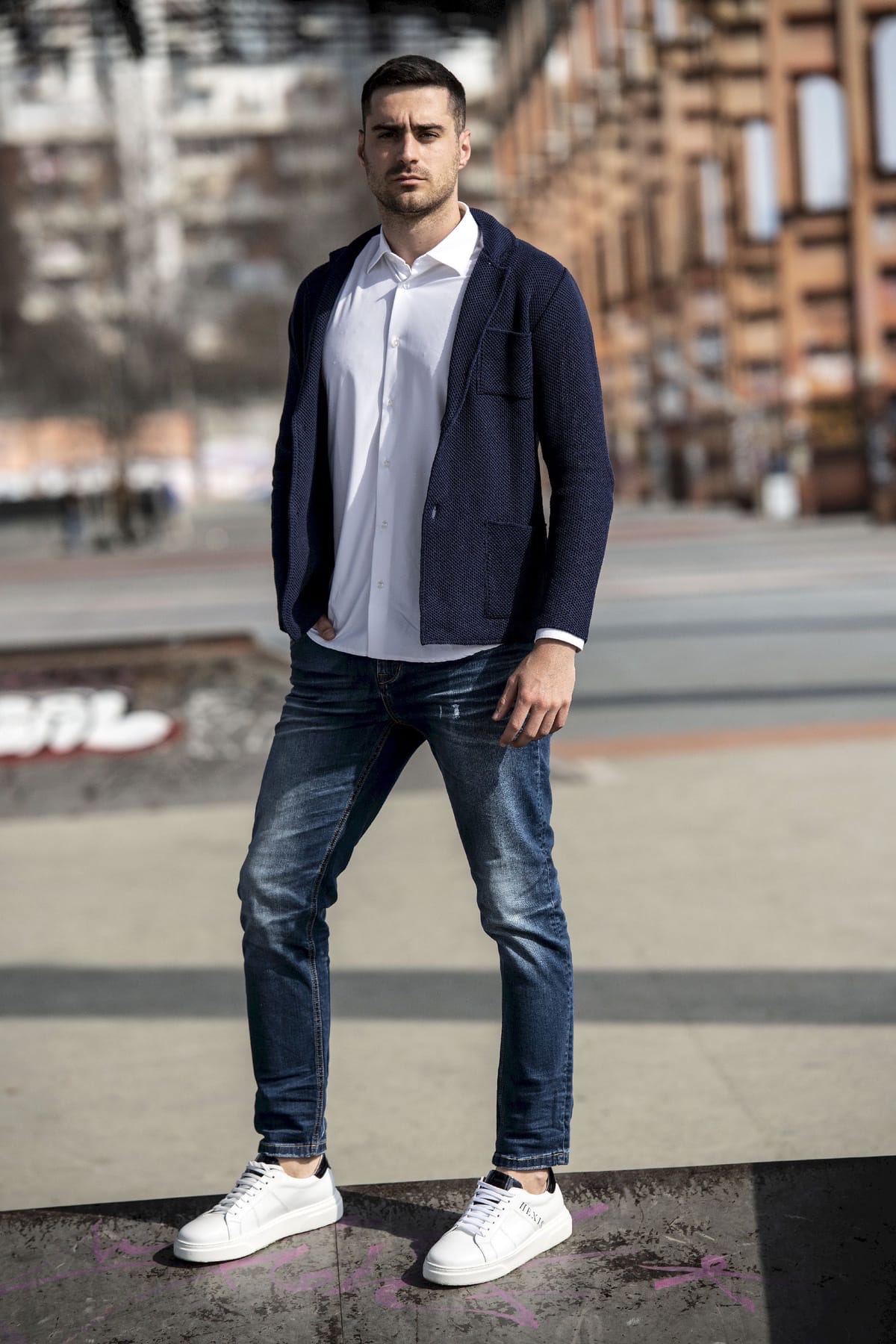 Greenwich knitted jacket