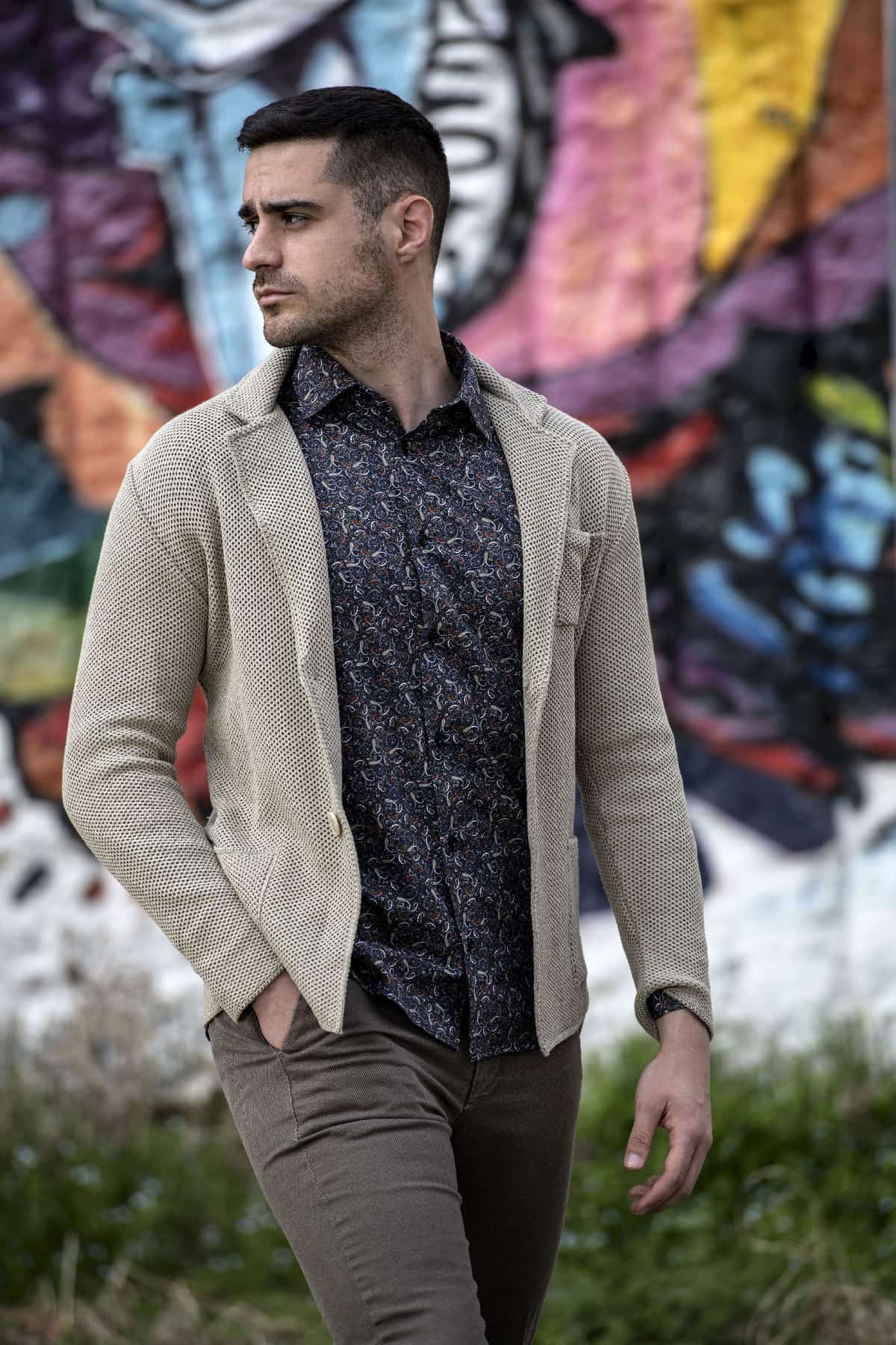 Greenwich knitted jacket