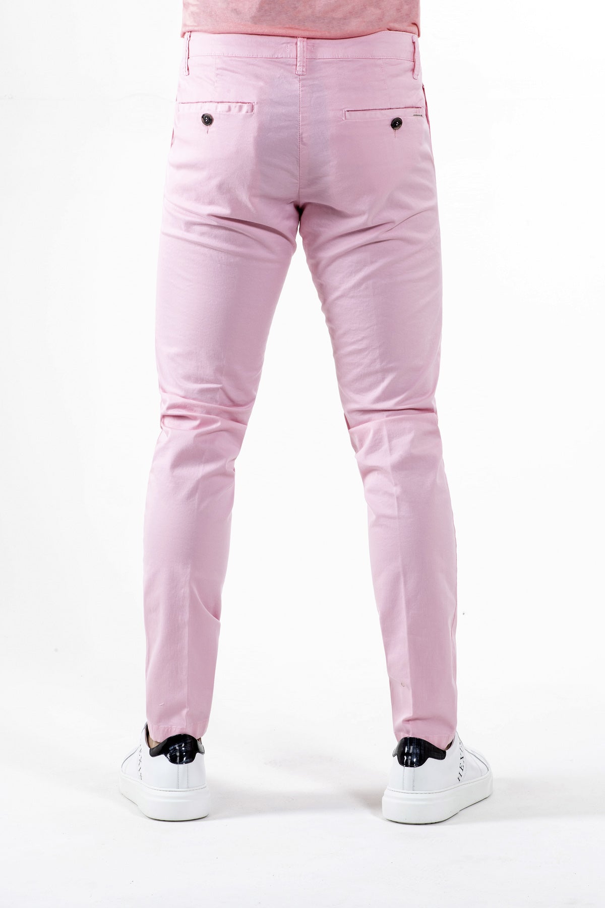Pantalone Chino Brixton in cotone stretch Rosa
