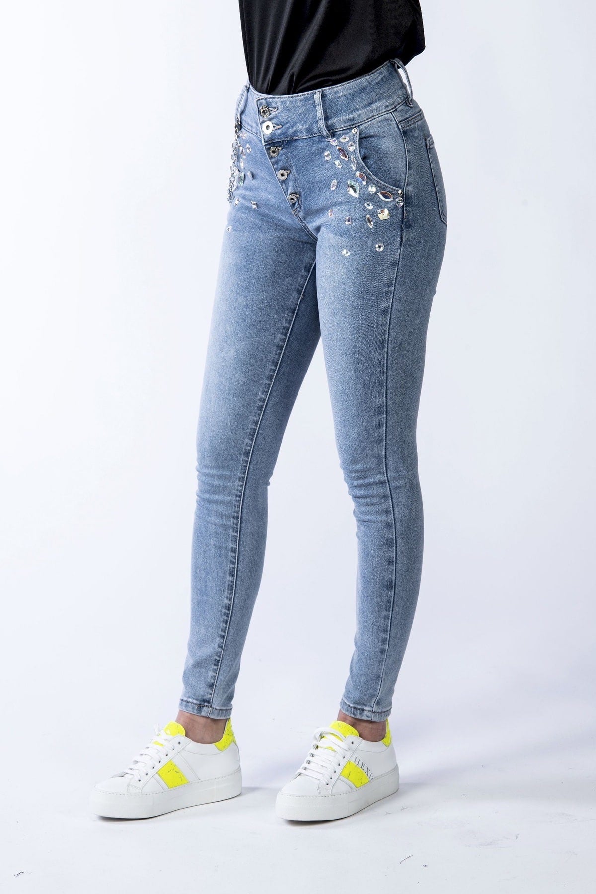 Jeans HEXIS donna con gocce