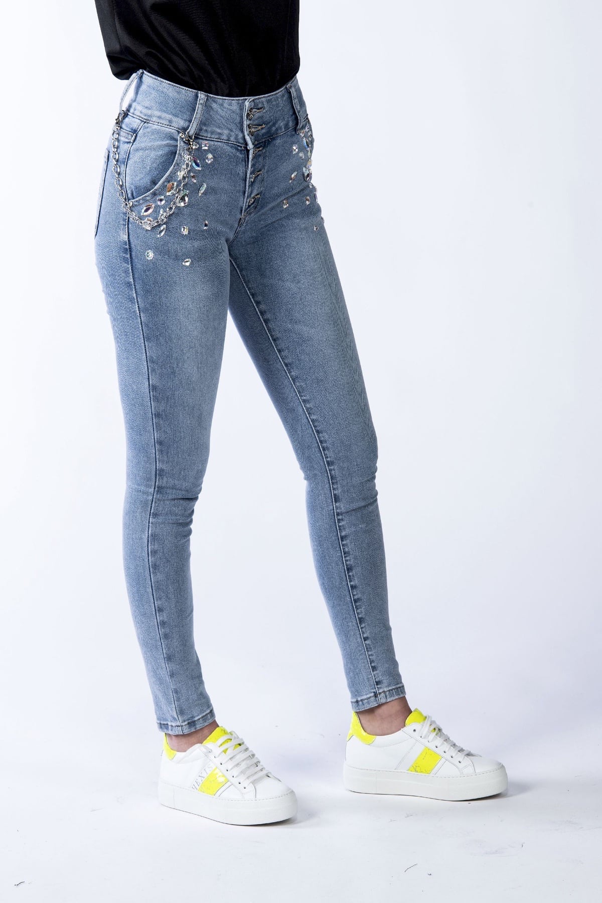 Jeans HEXIS donna con gocce