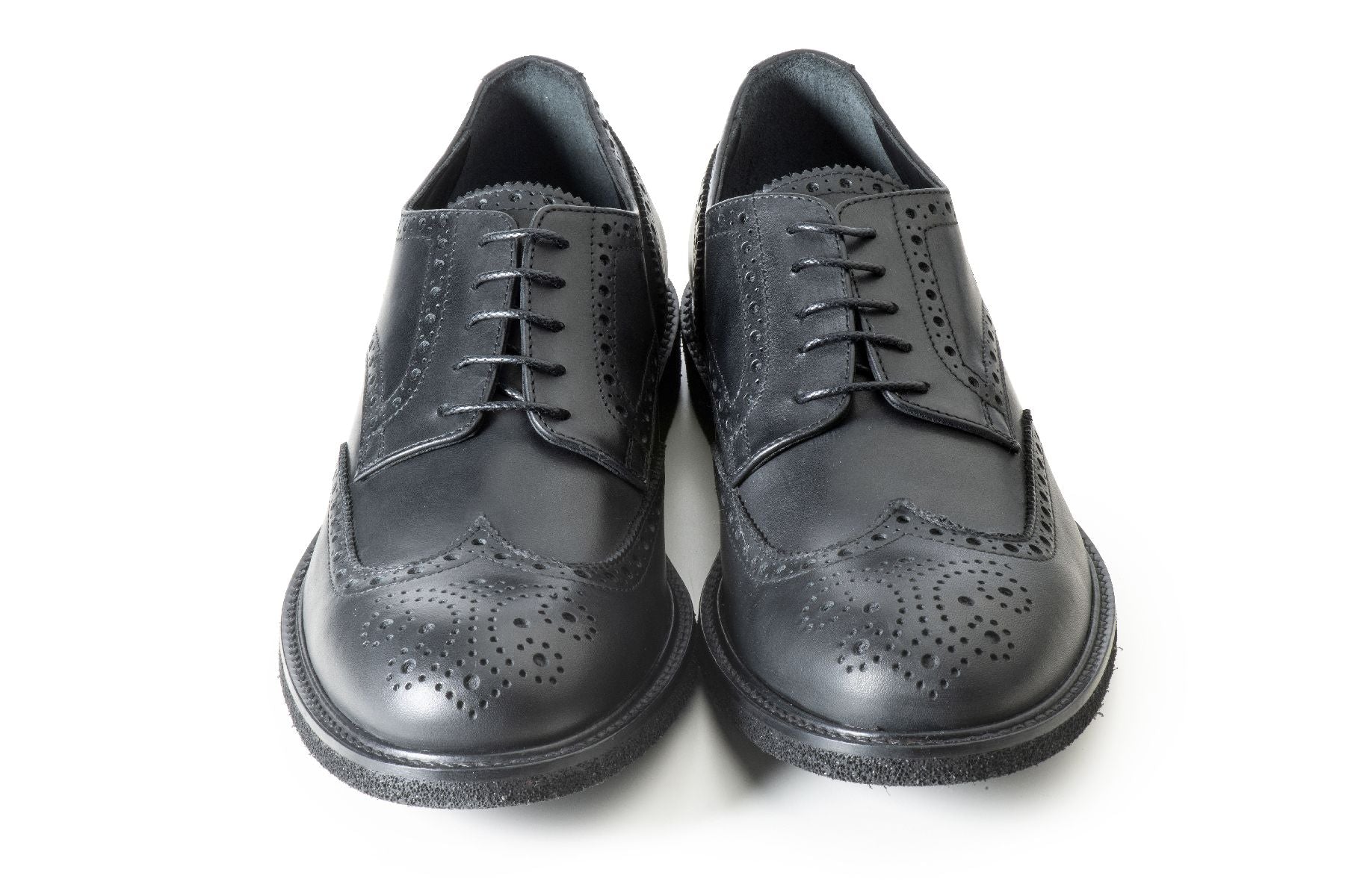 Scarpa uomo stile inglese vitello nero Oxford